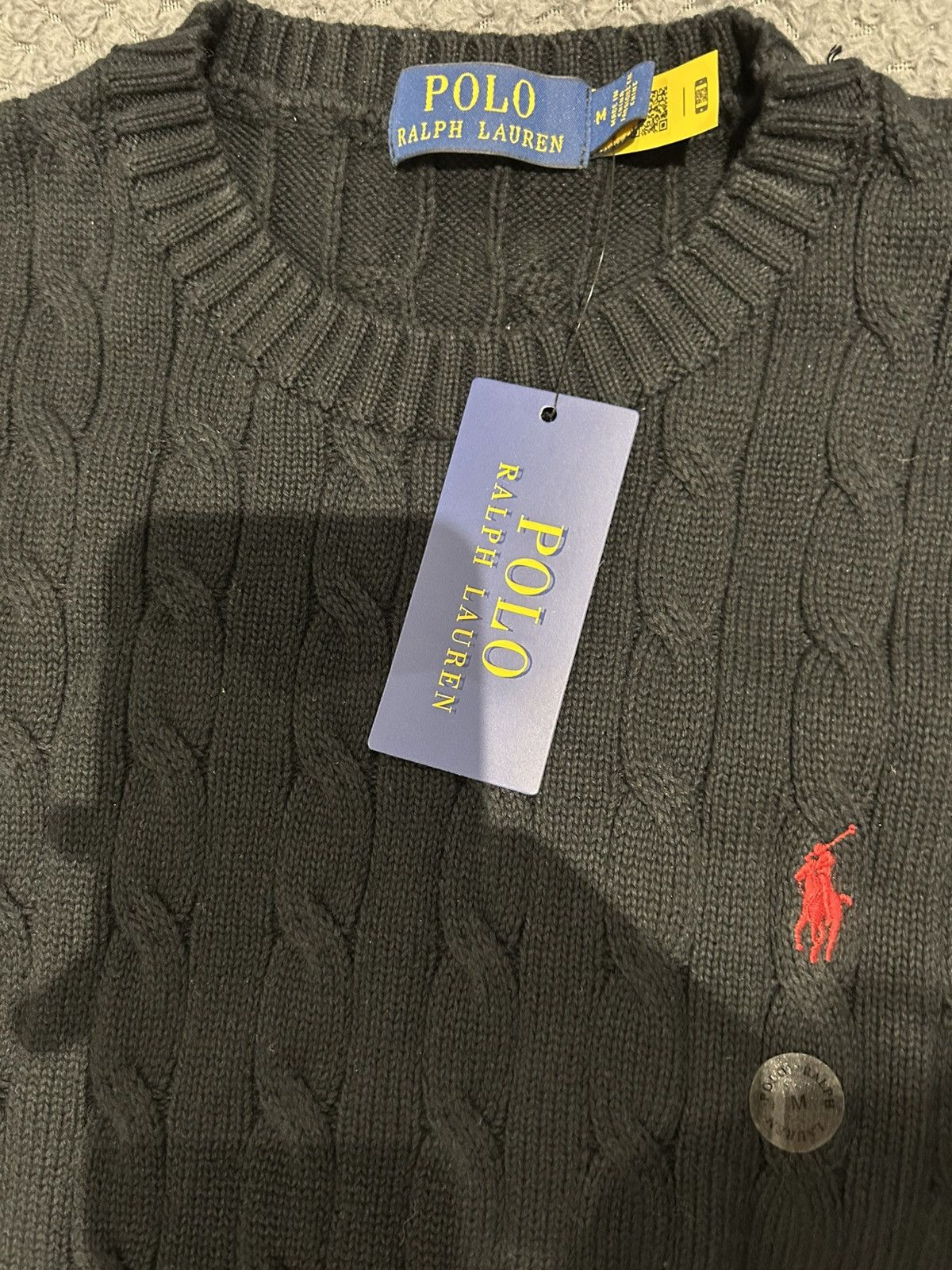 Ralph Lauren Ralph Lauren cable knit jumper size M Size US M / EU 48-50 / 2 - 2 Thumbnail