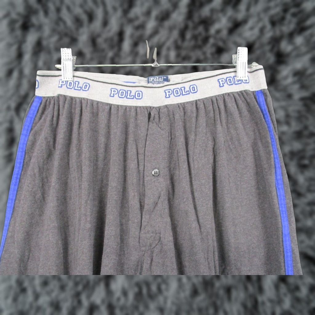 Polo Ralph Lauren Polo Ralph Lauren Medium Men Sleep Pants Gray Stripe Size US M / EU 48-50 / 2 - 1 Thumbnail
