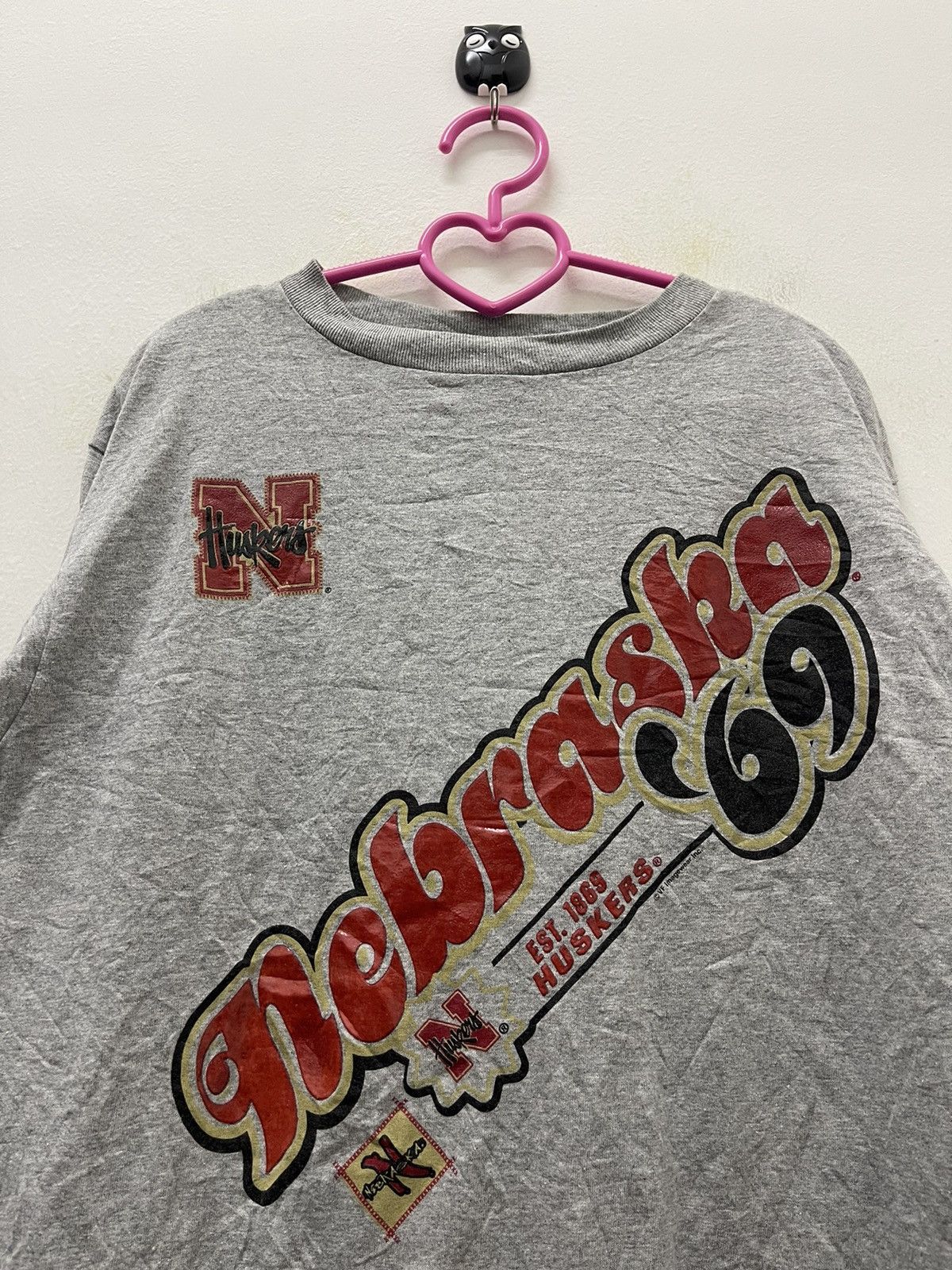 NCAA Rare Vintage NEBRASKA HUSKERS 69 NCAA Size US XL / EU 56 / 4 - 2 Thumbnail