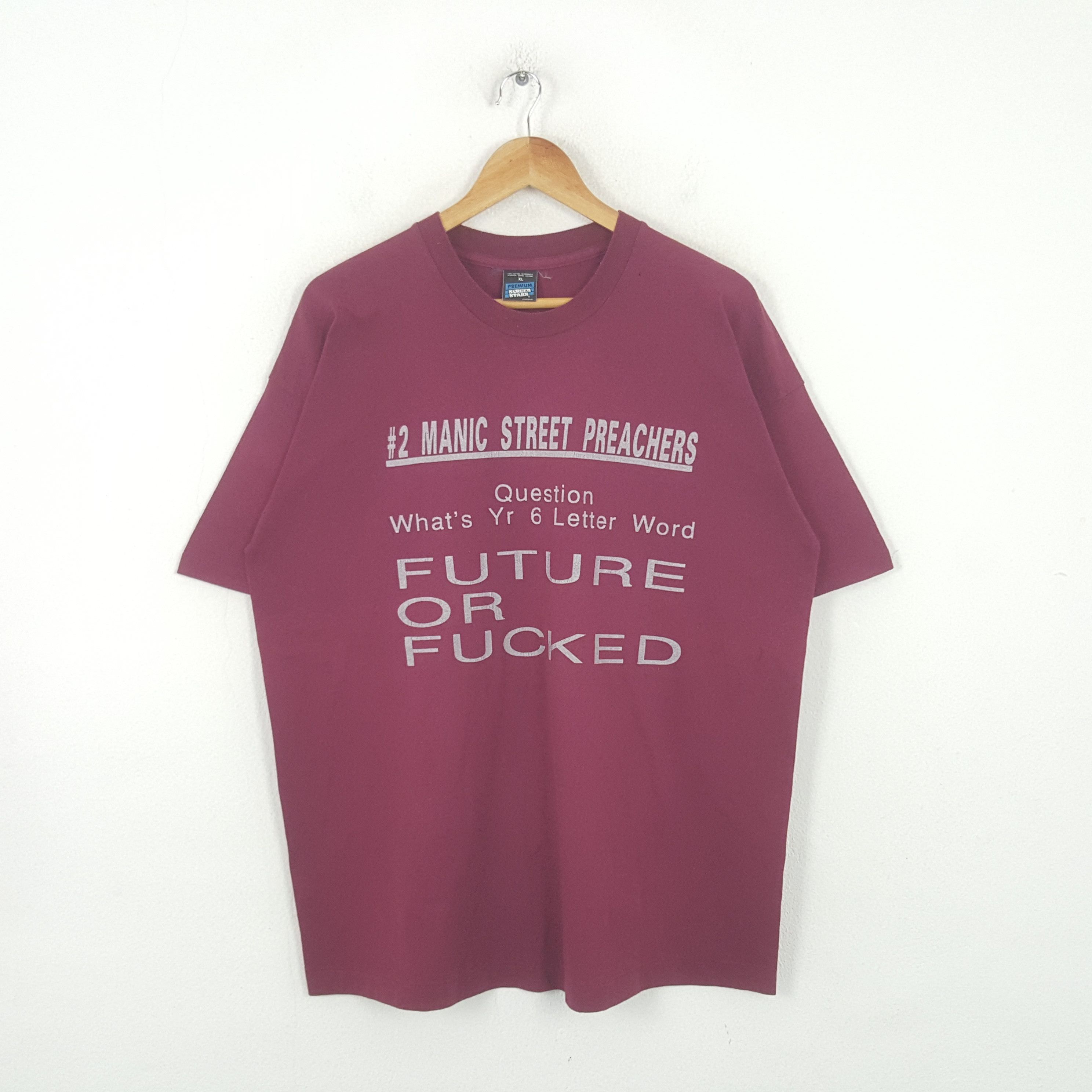 Band Tees Vintage Manic Sreet Preachers Welsh Rock Band Tshirt 32 Size US XL / EU 56 / 4 - 1 Thumbnail