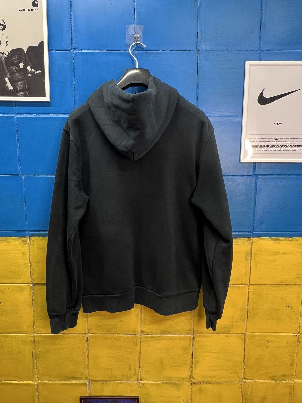 Nike × Vintage Nike Vintage Hoodie Big Logo swooch Size US L / EU 52-54 / 3 - 6 Thumbnail