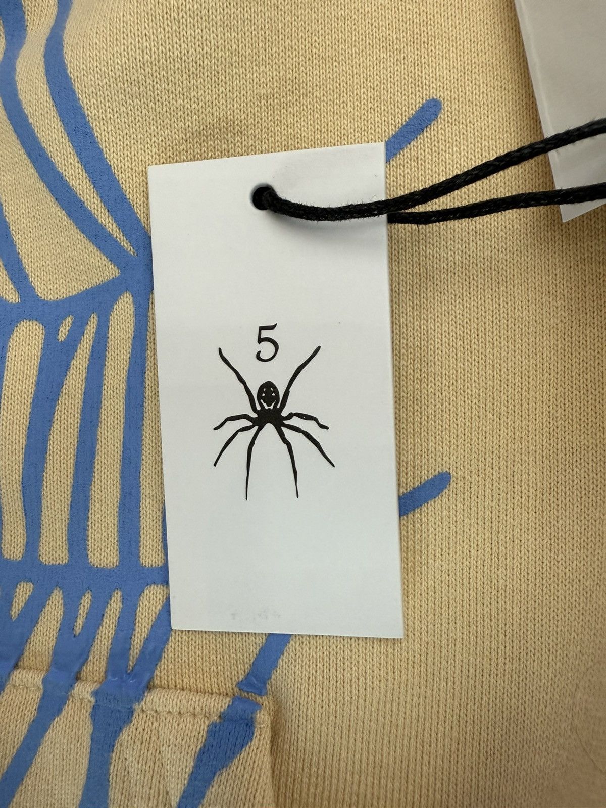 Sp5der Sp5der OG "Web" V2 Hoodie (Cream) Size US S / EU 44-46 / 1 - 4 Thumbnail