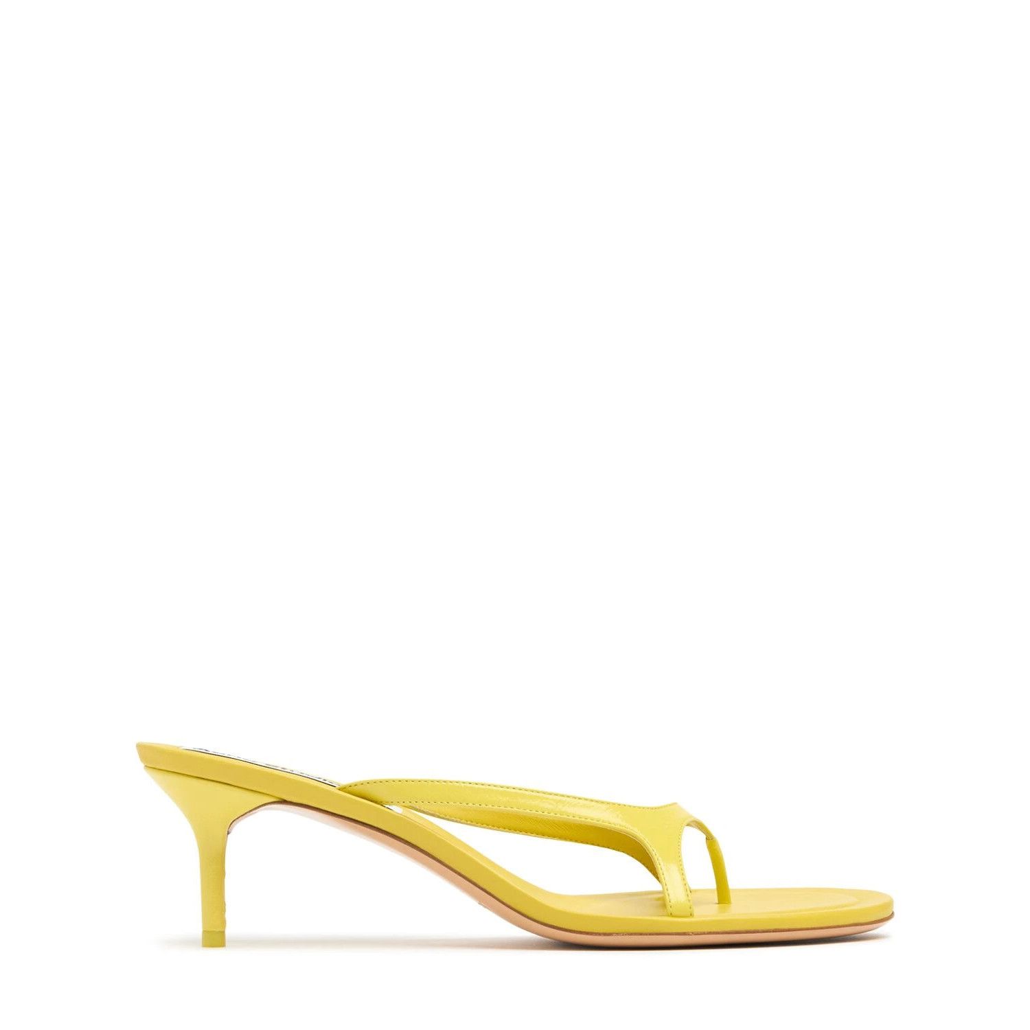 Acne Studios ACNE STUDIOS Yellow Leather 60mm Thong Sandals New & Authent Size US 8 / IT 38 - 1 Thumbnail