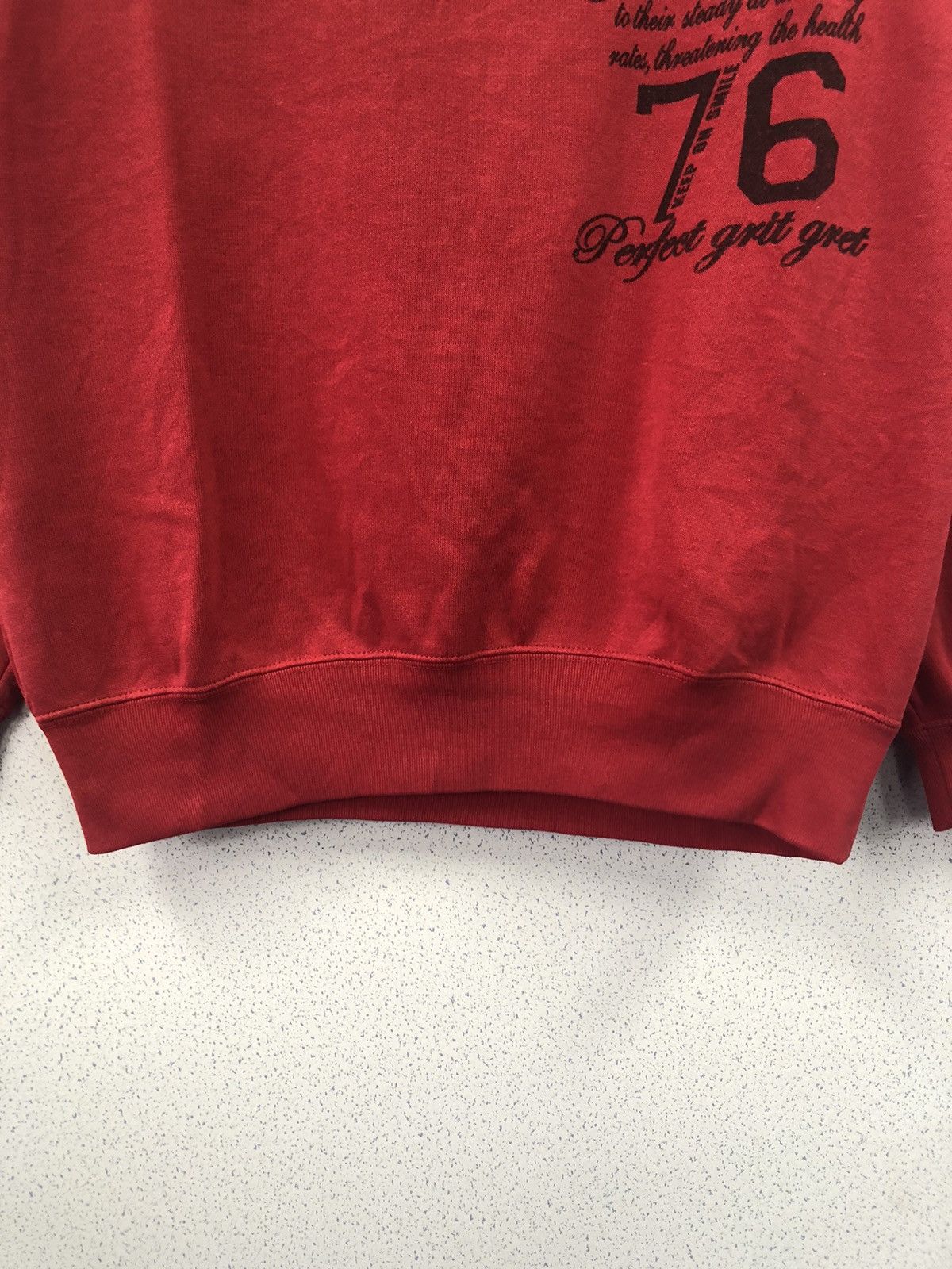 Vintage Unbranded Red USA Sweatshirt Size US M / EU 48-50 / 2 - 8 Thumbnail