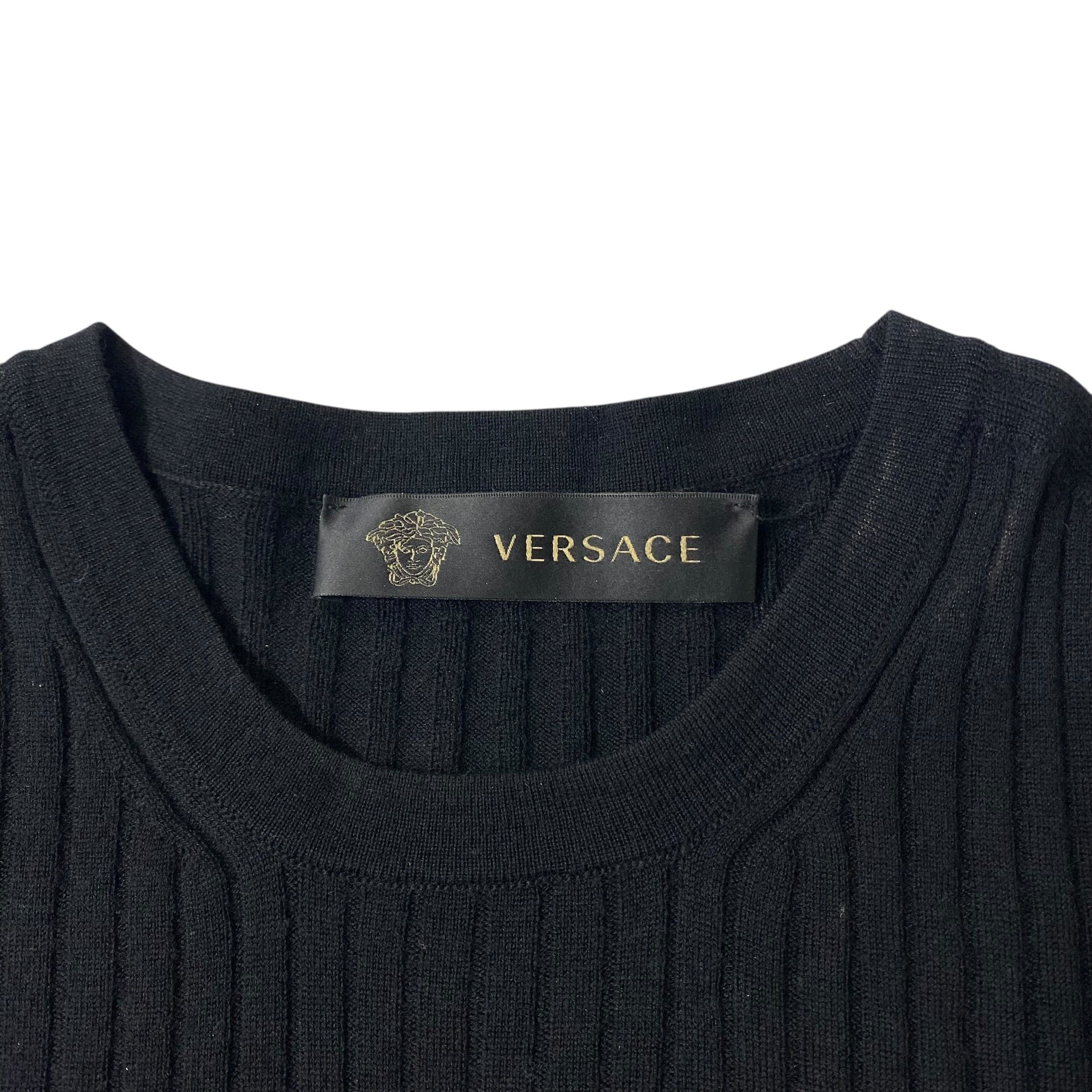 Versace VERSACE Wool 100% Tops Black Size M / US 6-8 / IT 42-44 - 3 Thumbnail