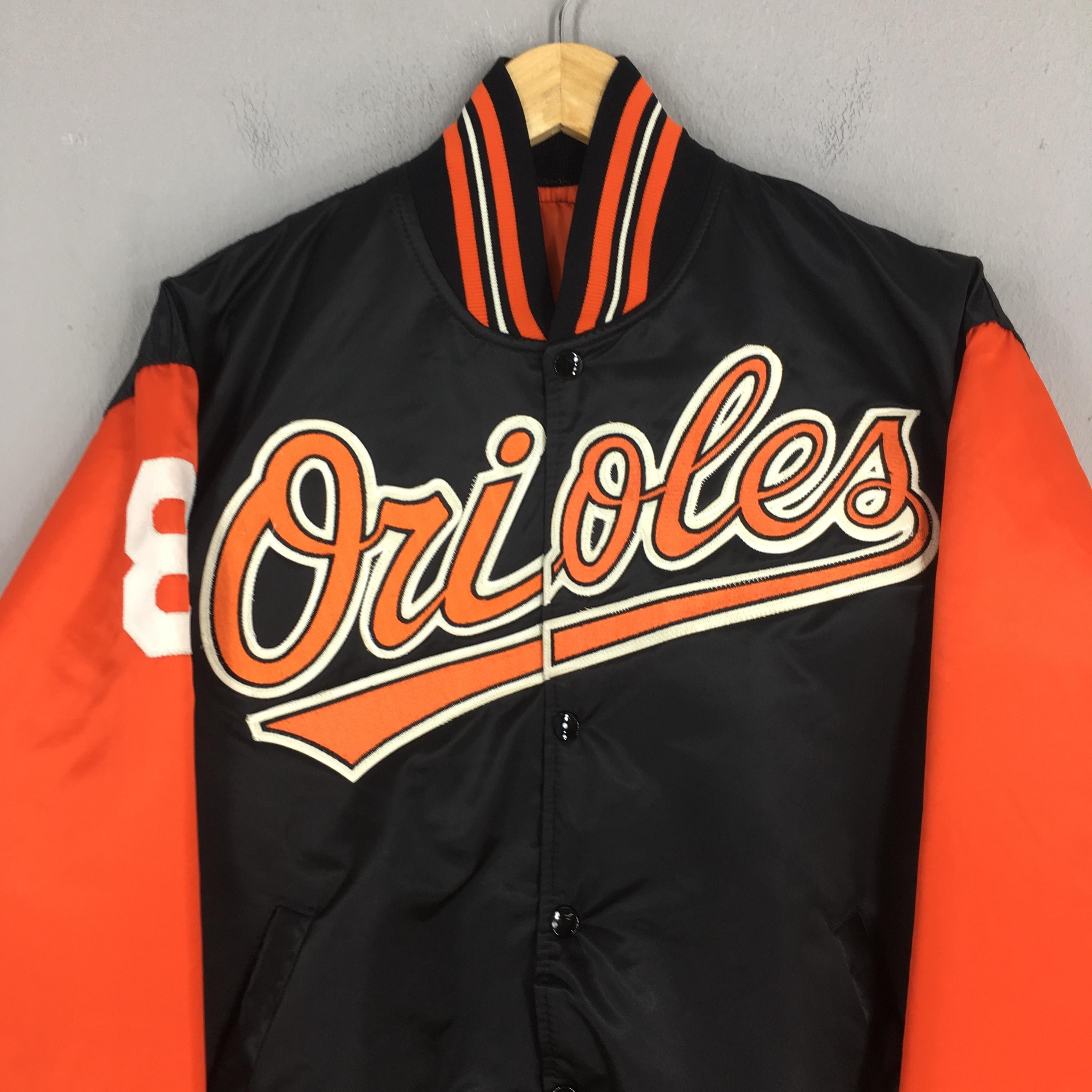 MLB Vintage 90s Baltimore Orioles MLB Satin Jacket Large Size US L / EU 52-54 / 3 - 2 Thumbnail