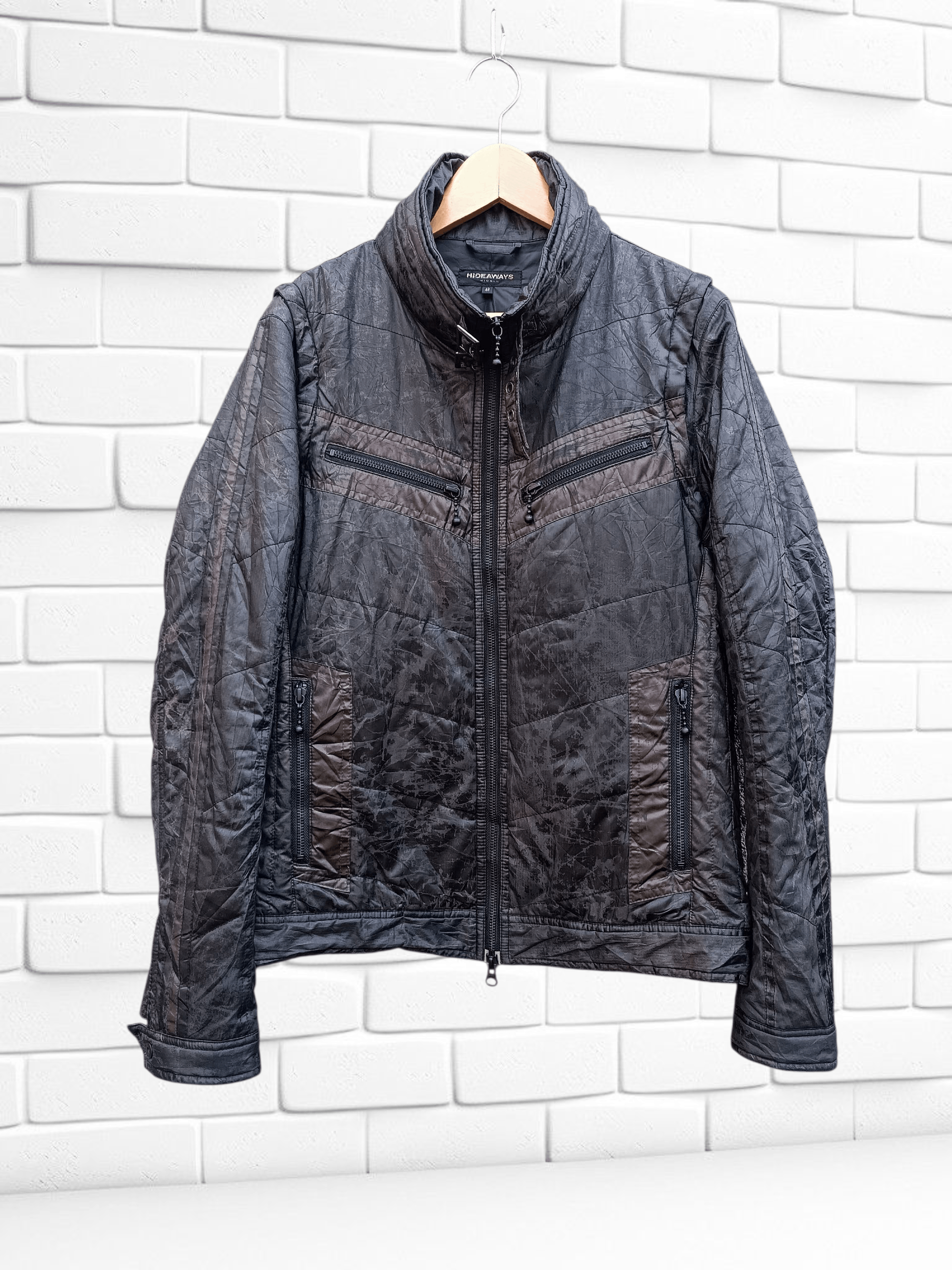Japanese Brand Japanese Convertible Down Dirty Sport Biker Jacket Size US M / EU 48-50 / 2 - 2 Thumbnail