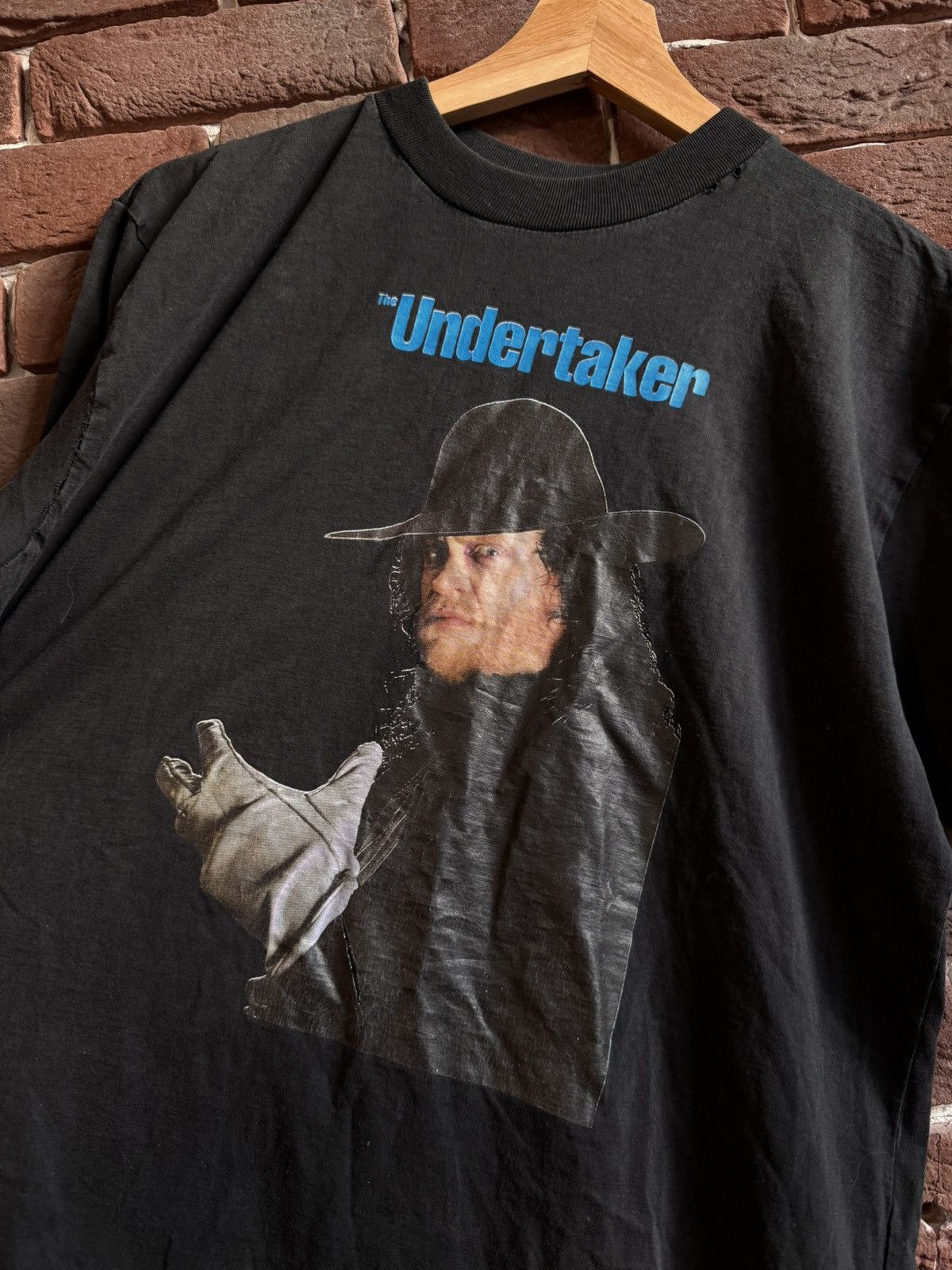 Vintage Vintage 90s Undertaker Wwe wwf wrestling tshirt rare hype Size US M / EU 48-50 / 2 - 3 Thumbnail