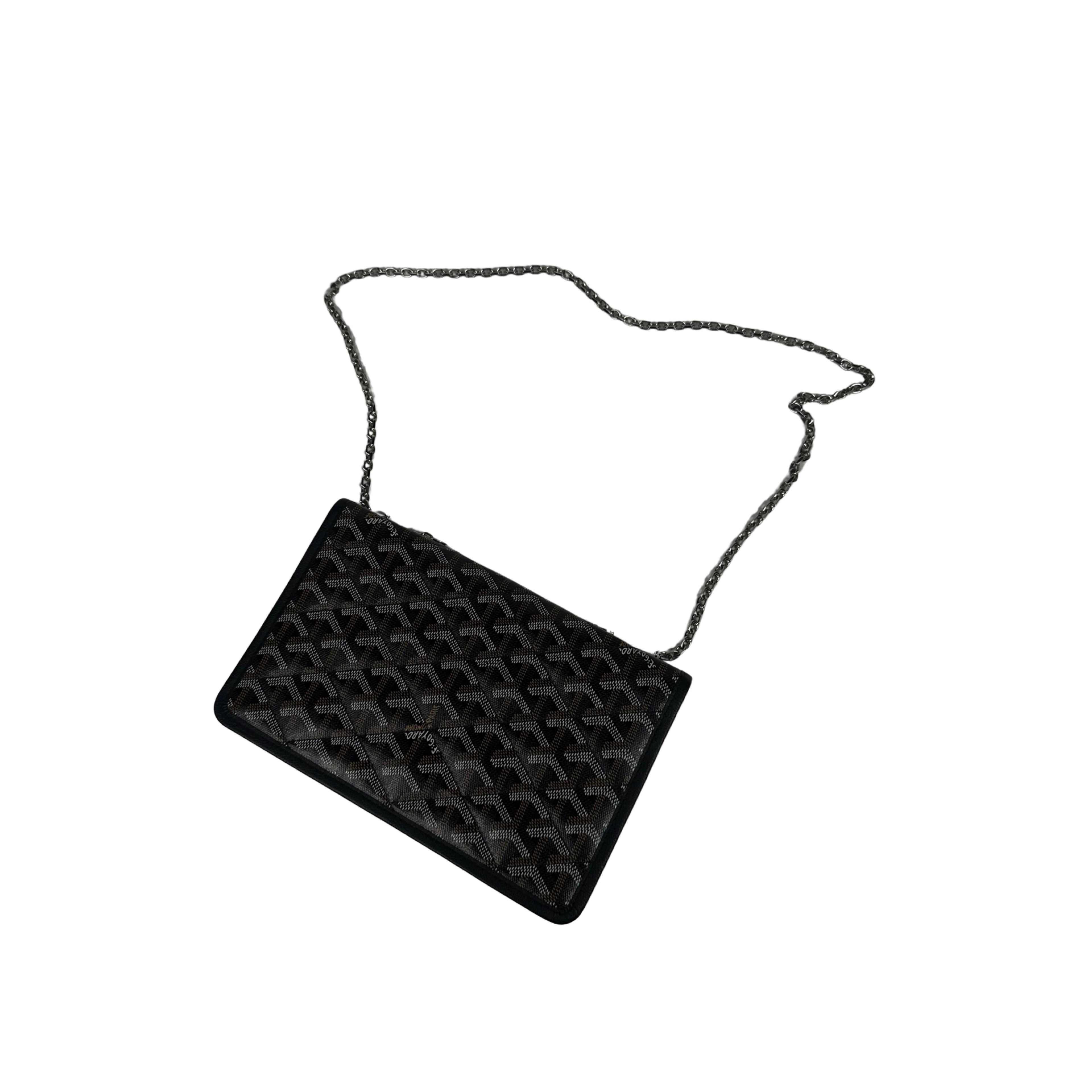 Goyard Goyard Alexandre III Bag Black Goyardine Size ONE SIZE - 3 Thumbnail