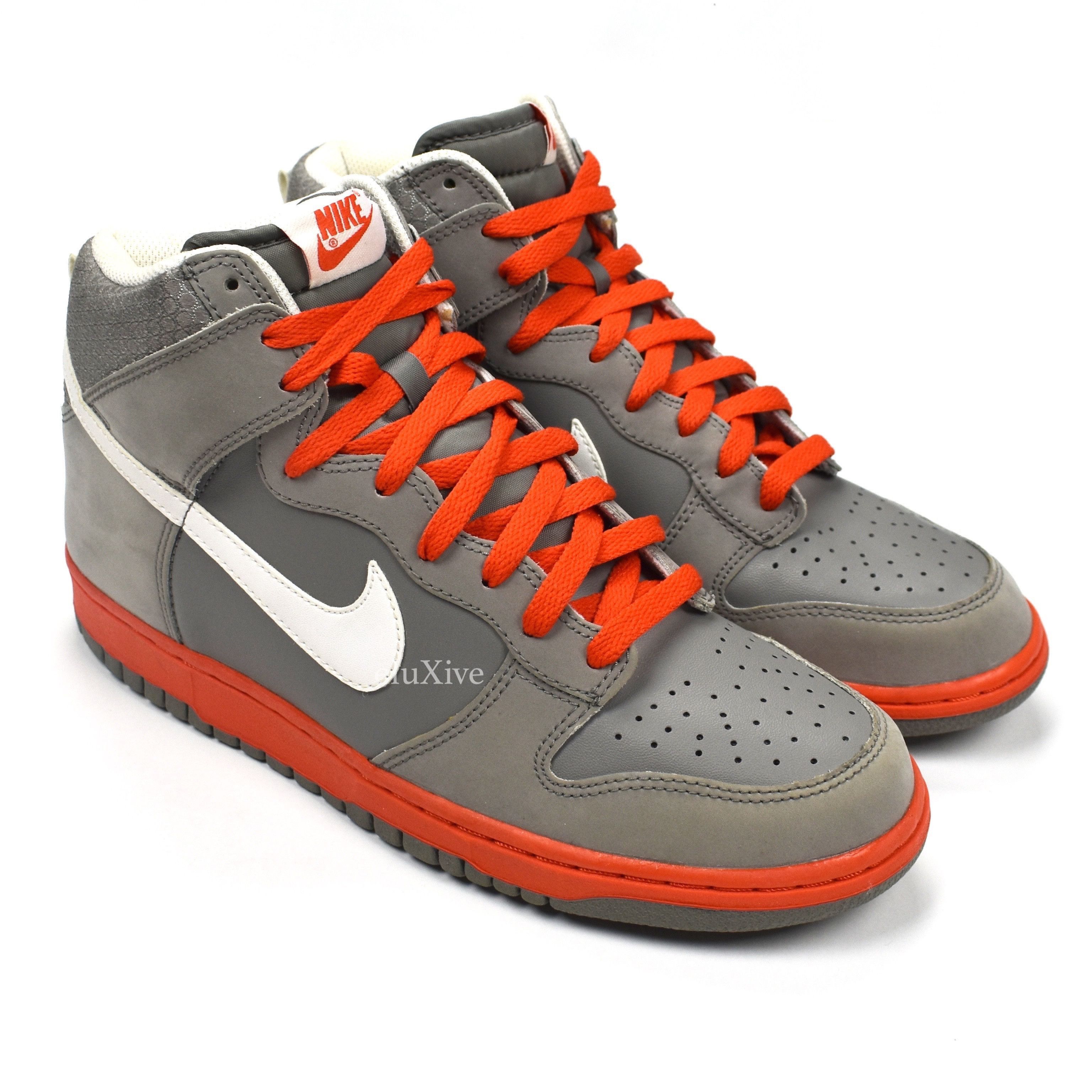 Nike Dunk High Light Charcoal / Orange 'Un Pigeon' DS Size US 9 / EU 42 - 1 Preview