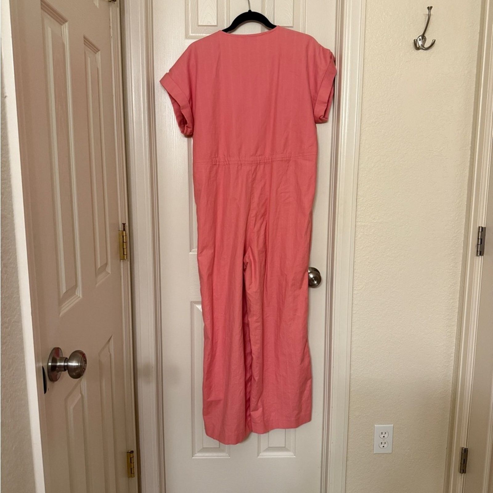 Madewell Madewell Button-Front Day Jumpsuit Romantic Pink Size 28" / US 6 / IT 42 - 8 Thumbnail