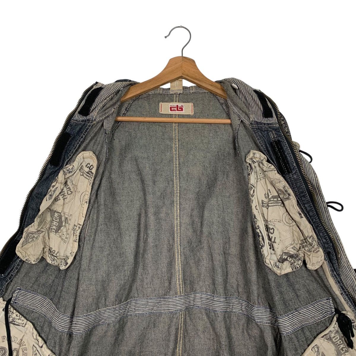 Japanese Brand Japanese Brand Cube Sugar Hooded Denim Parka Size US M / EU 48-50 / 2 - 13 Thumbnail