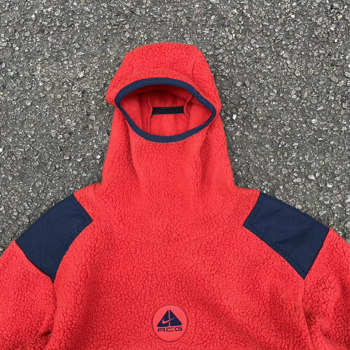 Nike ACG RARE‼️ Vintage 90s Nike ACG Ninja Fleece Sherpa Hoodie Jacket Size US S / EU 44-46 / 1 - 7 Thumbnail