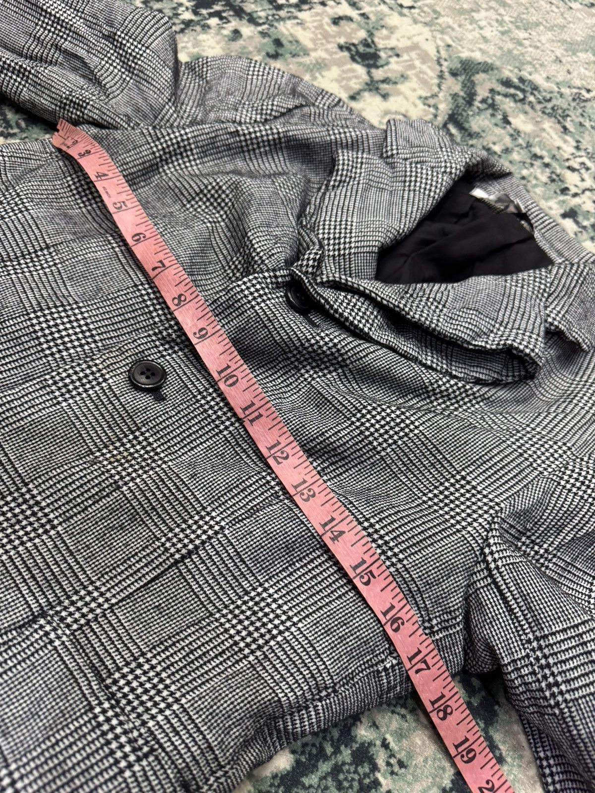 Comme des Garcons VINTAGE COMME DES GARCONS HOUNDSTOOTH COAT JACKET Size US XS / EU 42 / 0 - 9 Thumbnail