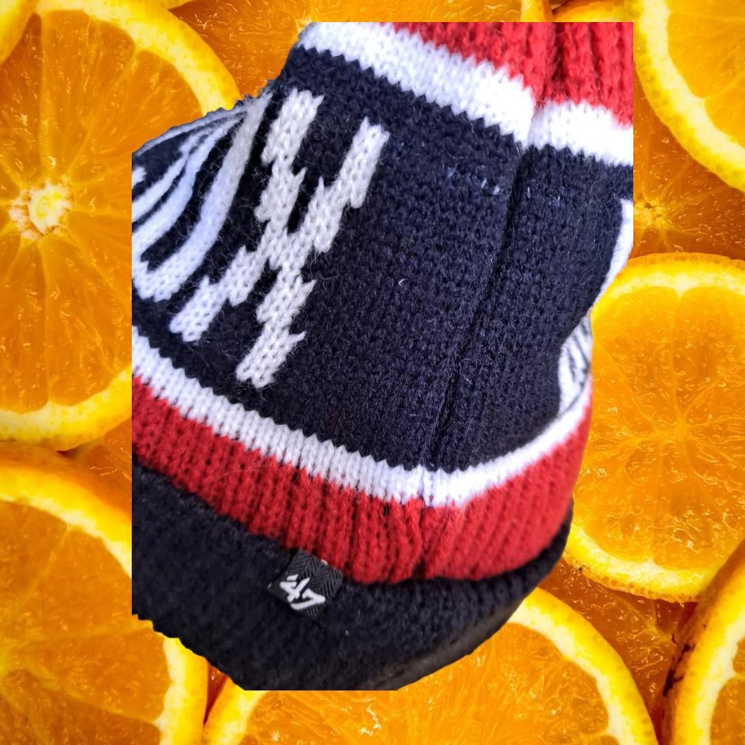 47 47 Boston Red Sox Knit Hat with Pom Pom [A] Size ONE SIZE - 2 Thumbnail
