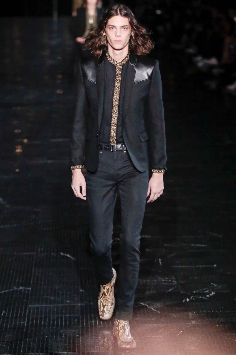 Saint Laurent Paris Saint Laurent Paris Golden bead palace shirt-2506 Size US S / EU 44-46 / 1 - 8 Thumbnail