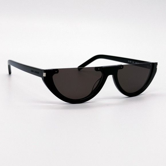 Saint Laurent Paris NEW SAINT LAURENT SL563 001 CAT EYE BLACK WOMEN SL 563 SUNGL Size ONE SIZE - 4 Thumbnail