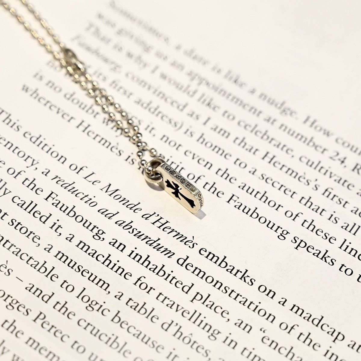 Chrome Hearts CHROME HEARTS DOG CROSS SILVER NECKLACE Size ONE SIZE - 6 Thumbnail