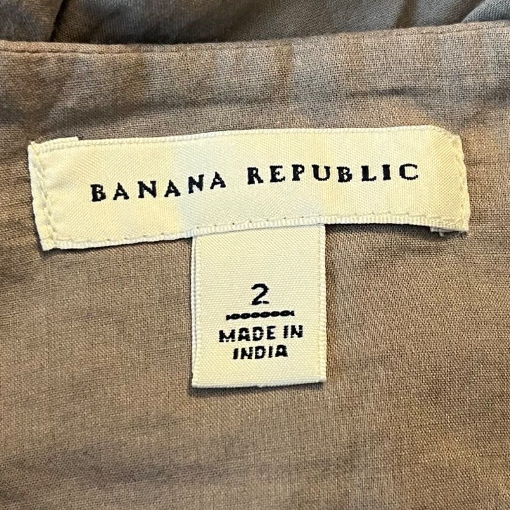 Banana Republic Banana Republic Drop Low Waist Cotton Pleated Mini Skirt 2 Size 26" / US 2 / IT 38 - 5 Thumbnail