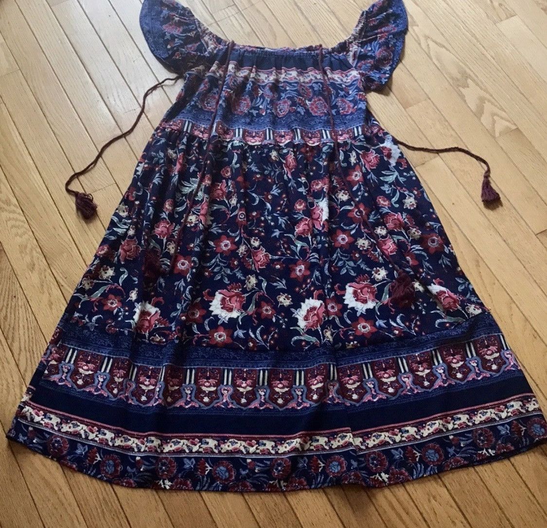 Other KNOX ROSE VERSATILE OFF SHOULDER FLORAL BOHO PEASANT DRESS Size M / US 6-8 / IT 42-44 - 1 Thumbnail