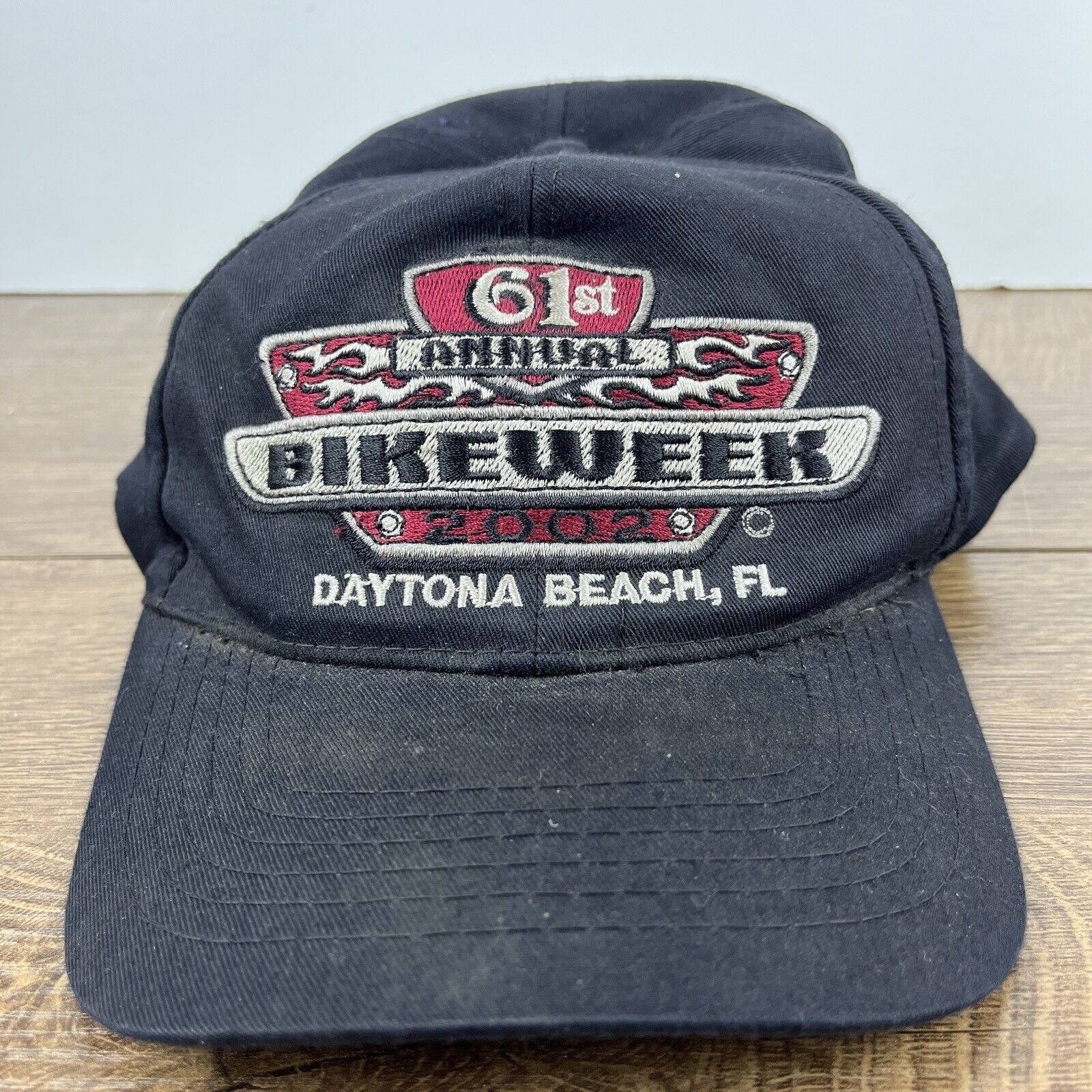 Other 61st Annual Bikeweek Hat Black Hat Snapback Adjustable Dayto Size ONE SIZE - 3 Thumbnail