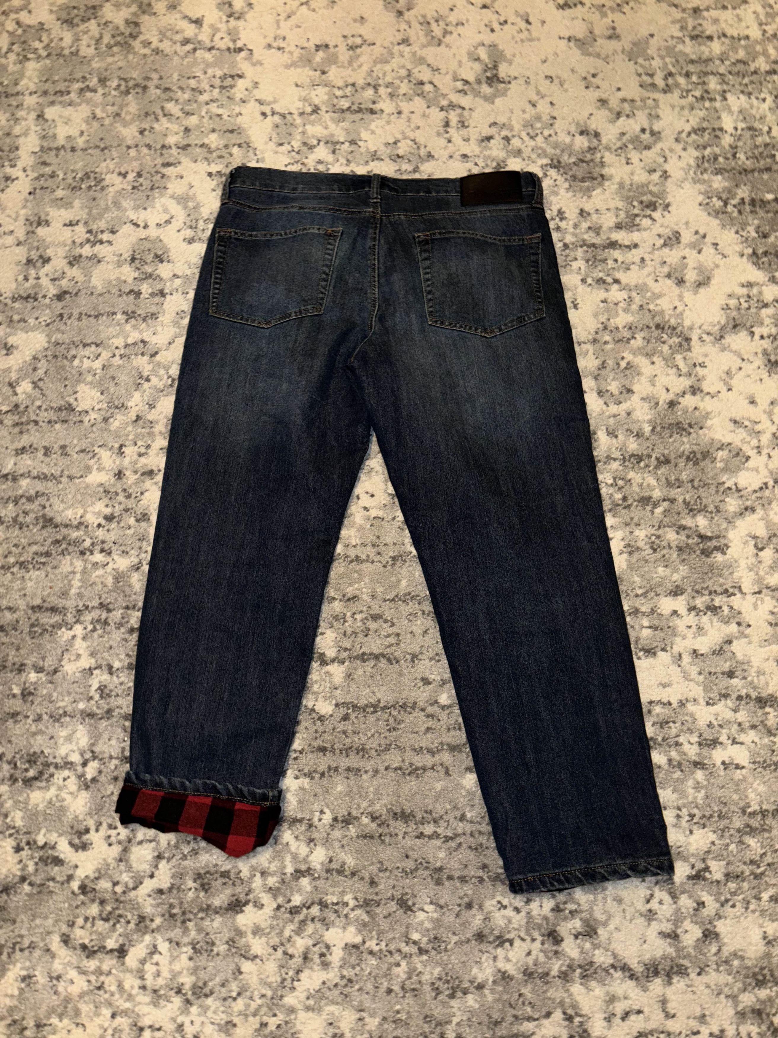 Eddie Bauer 00s Eddie Bauer Flannel Lined Jeans Size US 34 / EU 50 - 3 Thumbnail