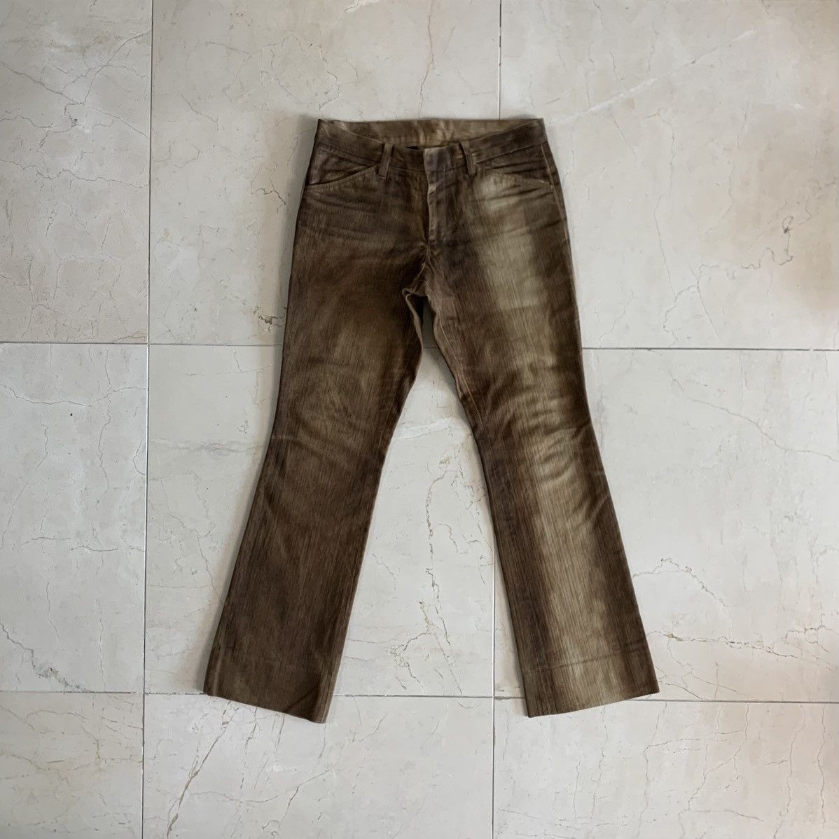 5351 POUR LES HOMMES 5351 Pour Les Hommes Burnt Boot Cut Pant Size US 30 / EU 46 - 1 Thumbnail