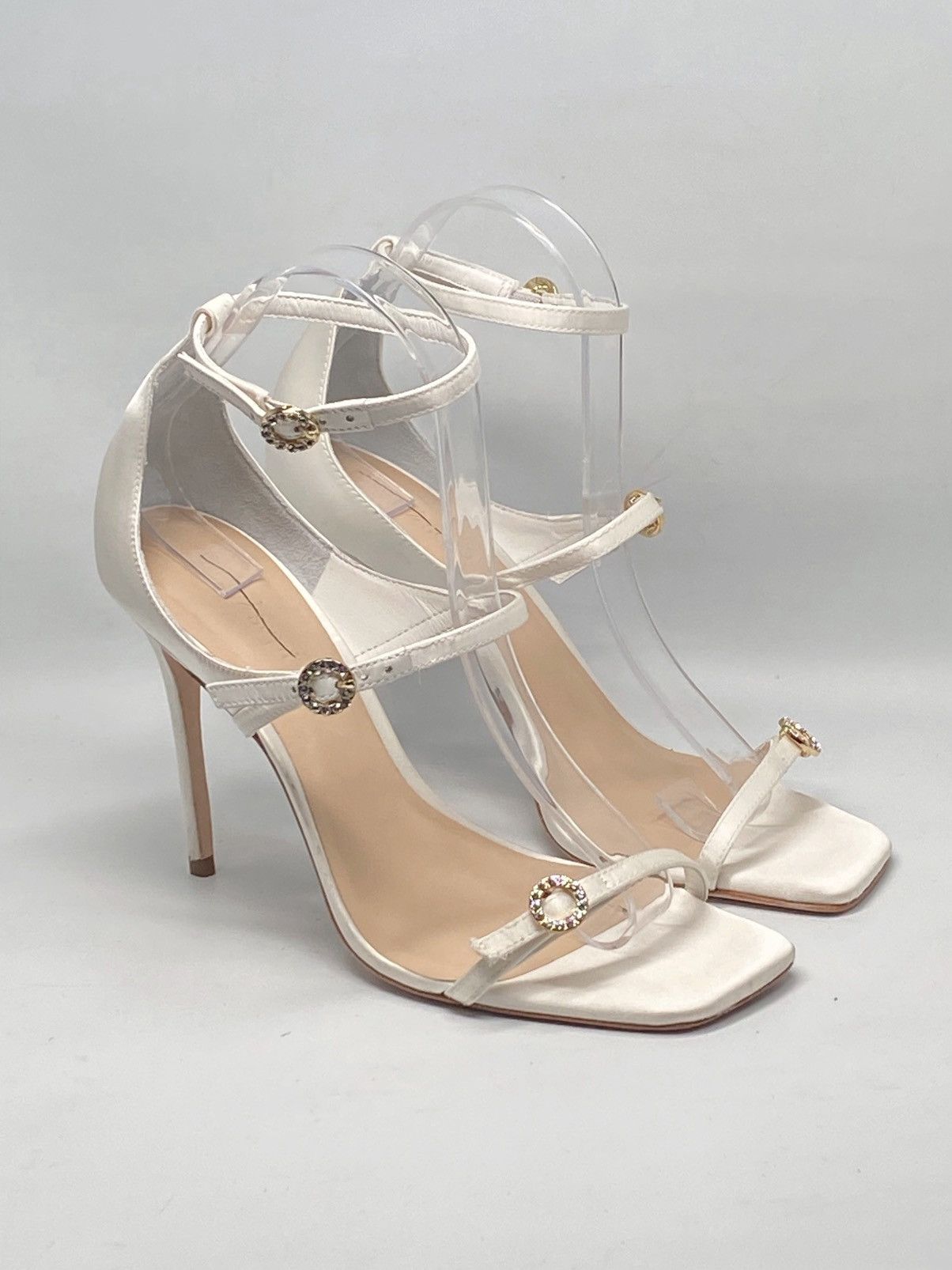 Cinq a Sept Cinq à Sept Celeste 100MM Satin High-Heel Sandals size 38 Size US 8 / IT 38 - 4 Thumbnail