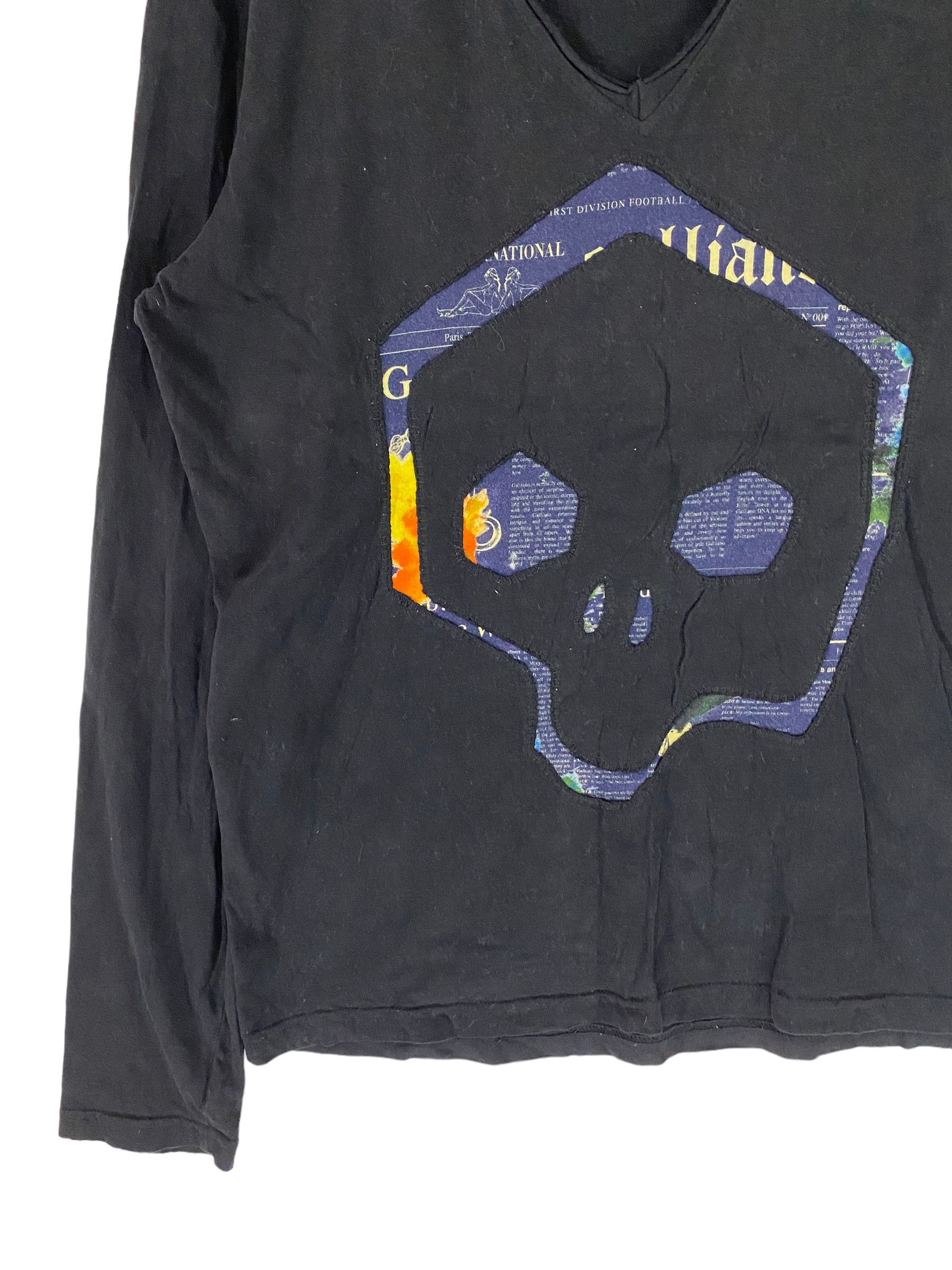 Designer × John Galliano John Galliano Skull patch longsleeve shirt Size US L / EU 52-54 / 3 - 4 Thumbnail