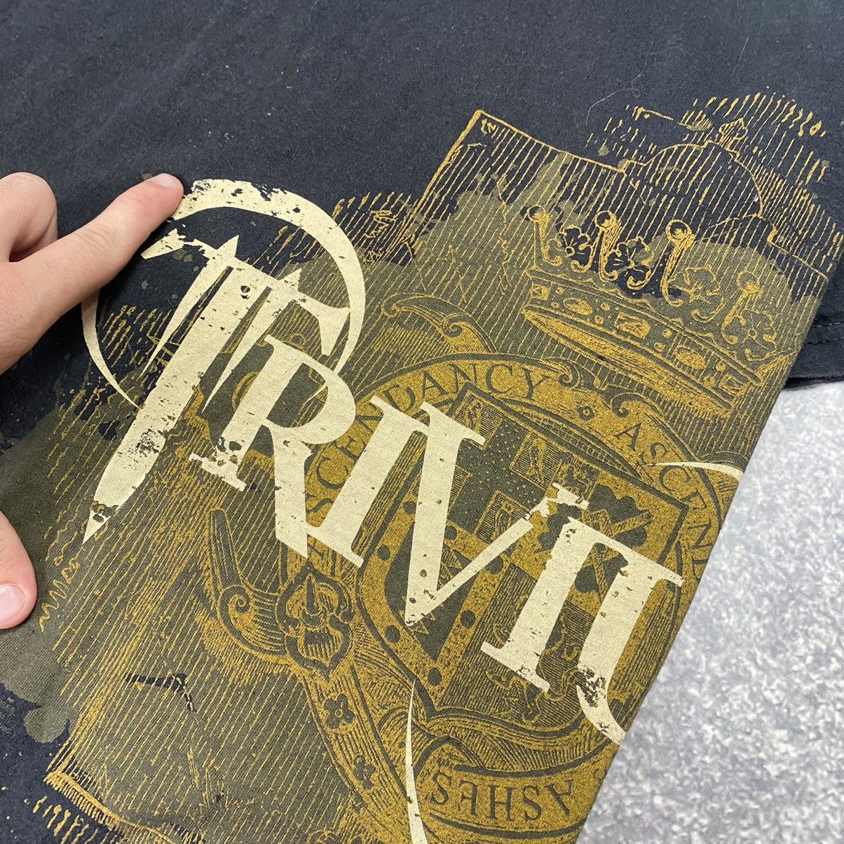 Band Tees Vintage Trivium 2006 Big Graphic Logo rock band tee Size US M / EU 48-50 / 2 - 4 Thumbnail
