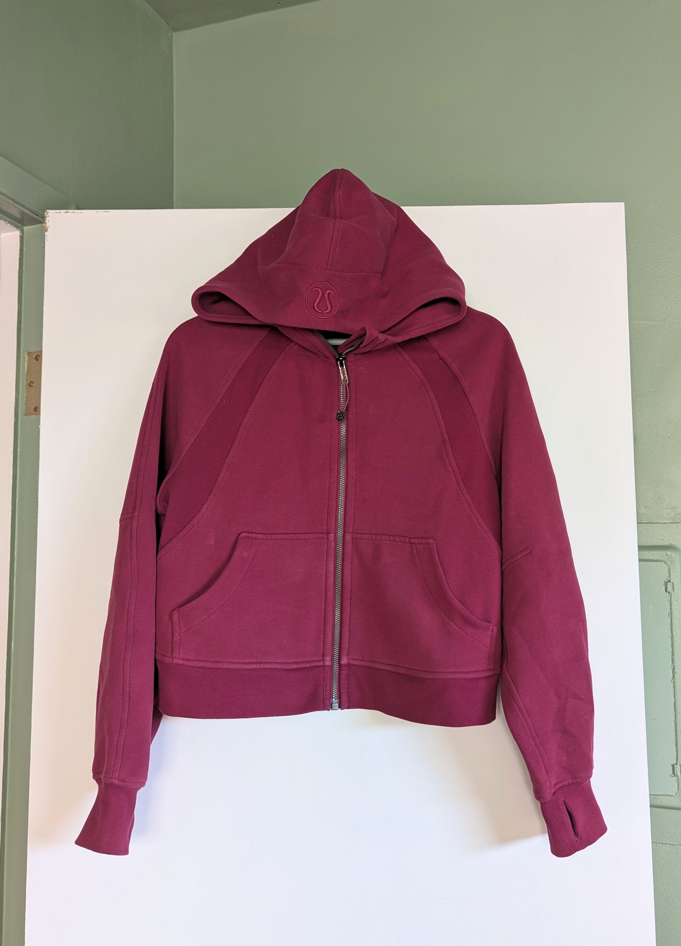 Lululemon XS/S Lululemon Scuba Oversized Hoodie Pomegranate Sweatshirt Size XS / US 0-2 / IT 36-38 - 11 Thumbnail