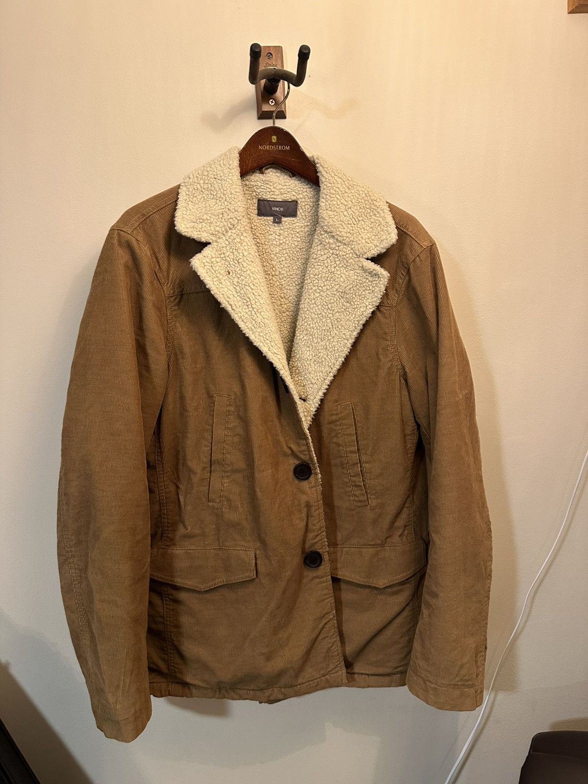 Vince Corduroy Vince Fleece Coat Size US L / EU 52-54 / 3 - 2 Thumbnail