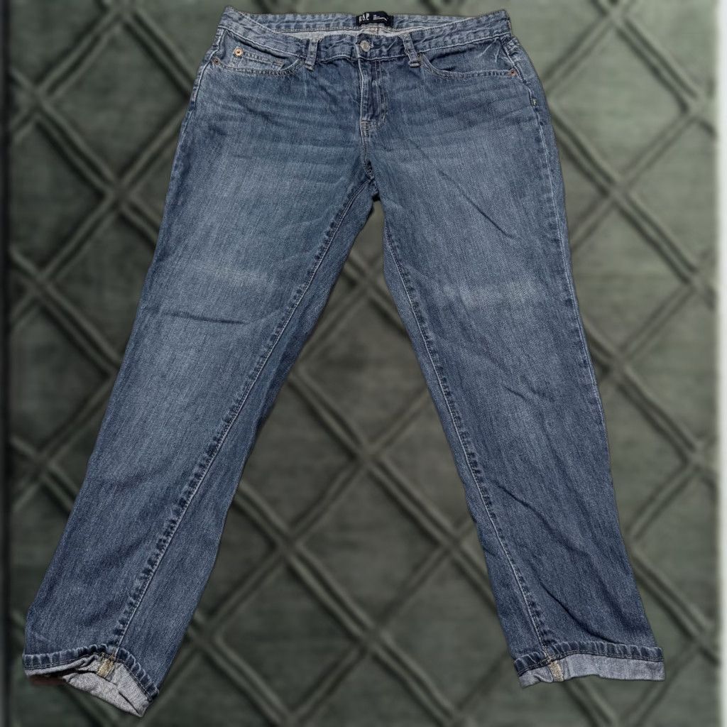 Gap GAP Jeans Women's Blue Denim Mid Rise Zip Fly Classic - 29 Size 29" - 1 Thumbnail