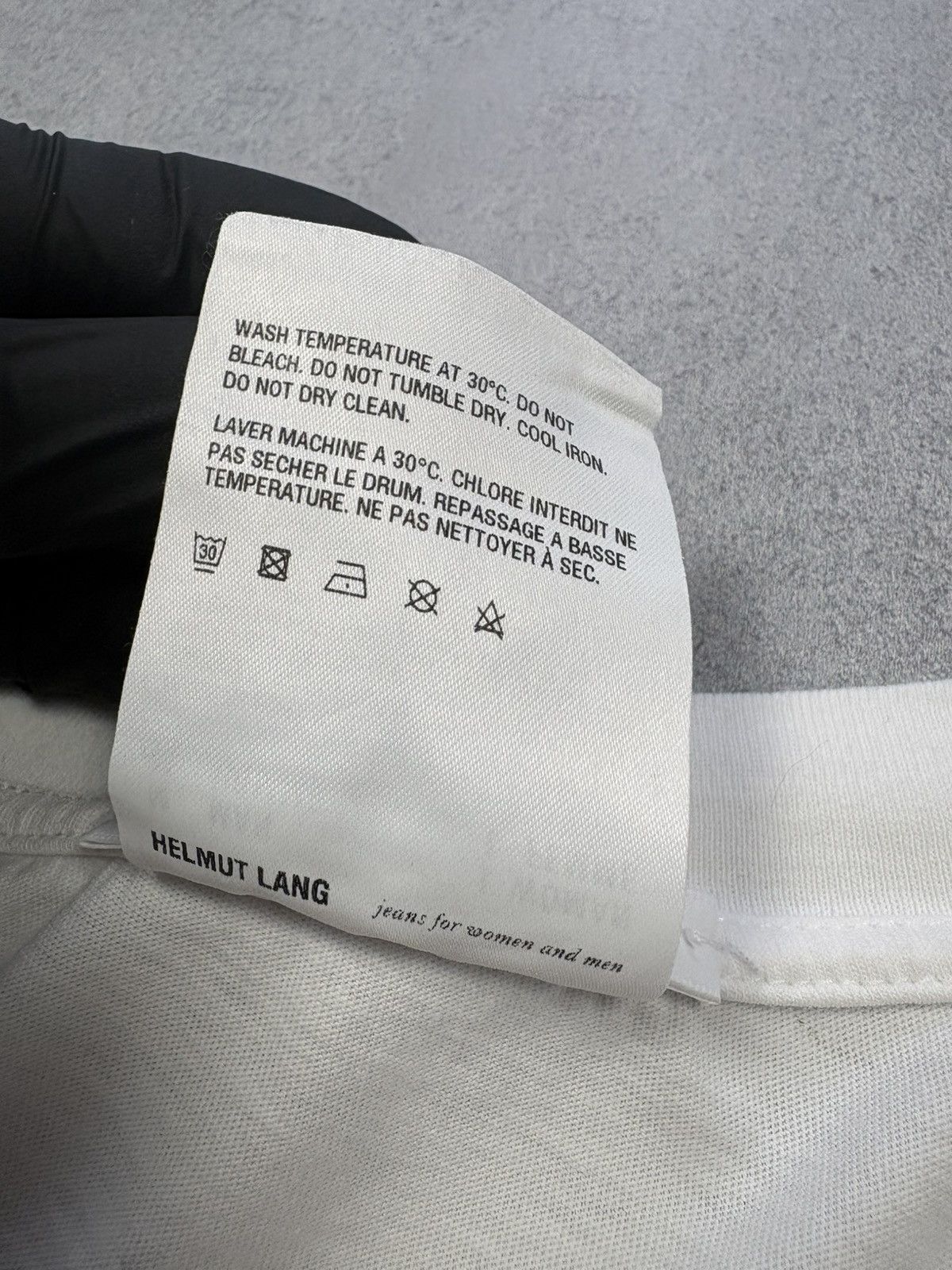 Helmut Lang Helmut Lang Archive Utility Back Logo Print T Shirt Rare Size US M / EU 48-50 / 2 - 13 Thumbnail
