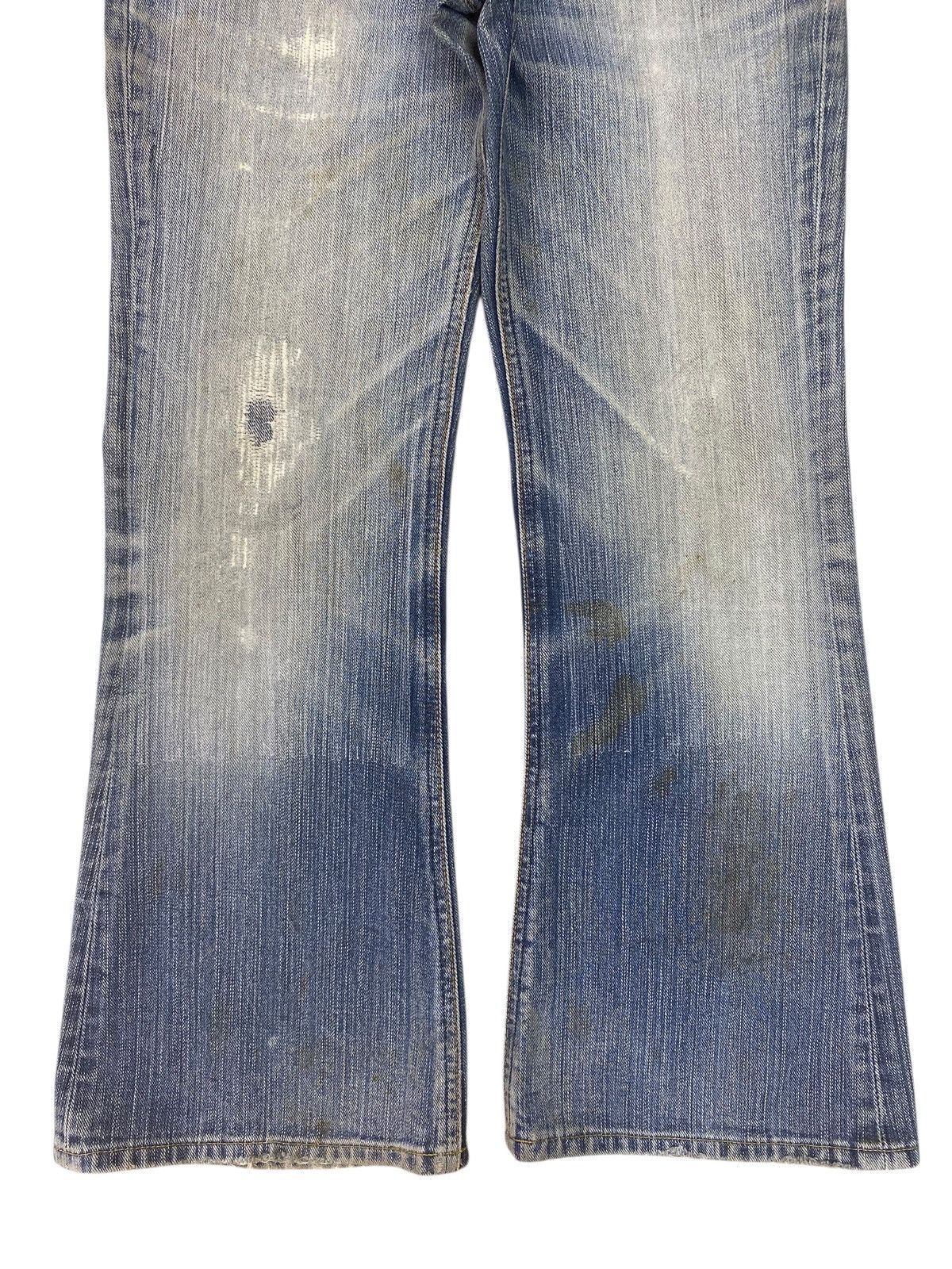 Lee Lee Riders Faded Wash Ripped Style Flare Jeans Size US 28 / EU 44 - 9 Thumbnail