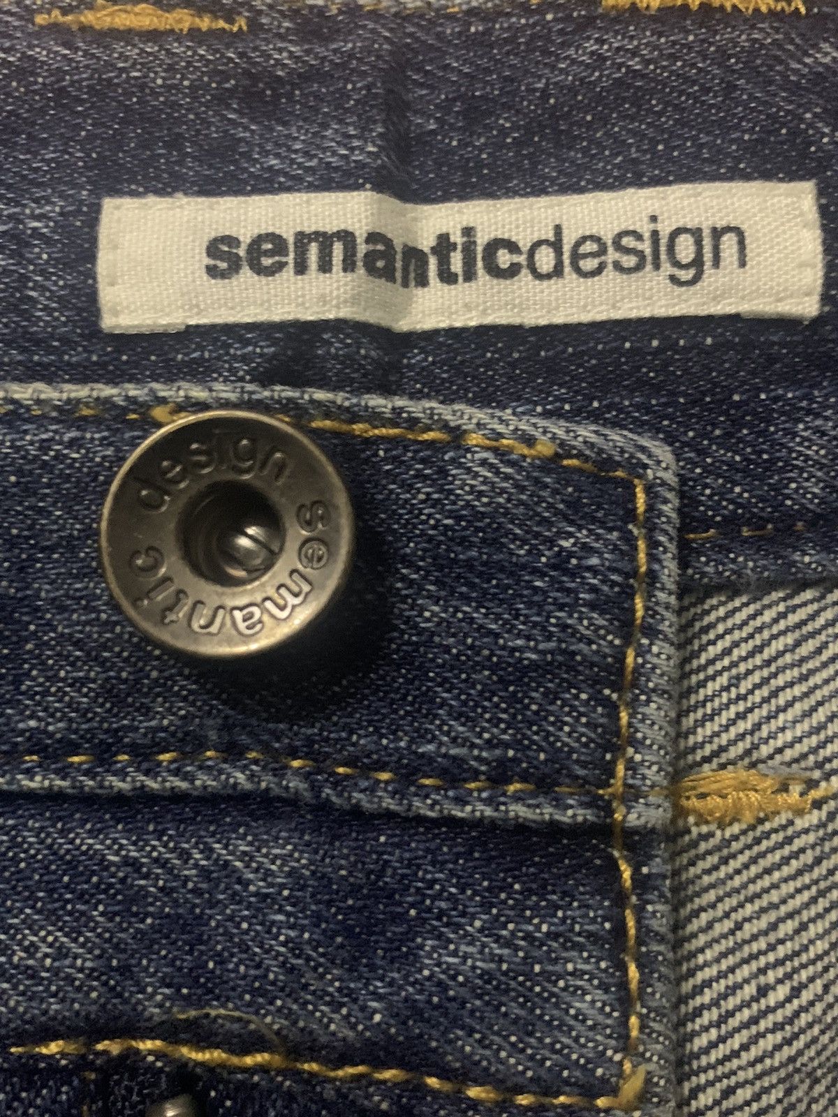 Japanese Brand Rare…Sementic Design 3 Way Lenght Zipper Punk Flared Pants Size US 33 - 23 Thumbnail