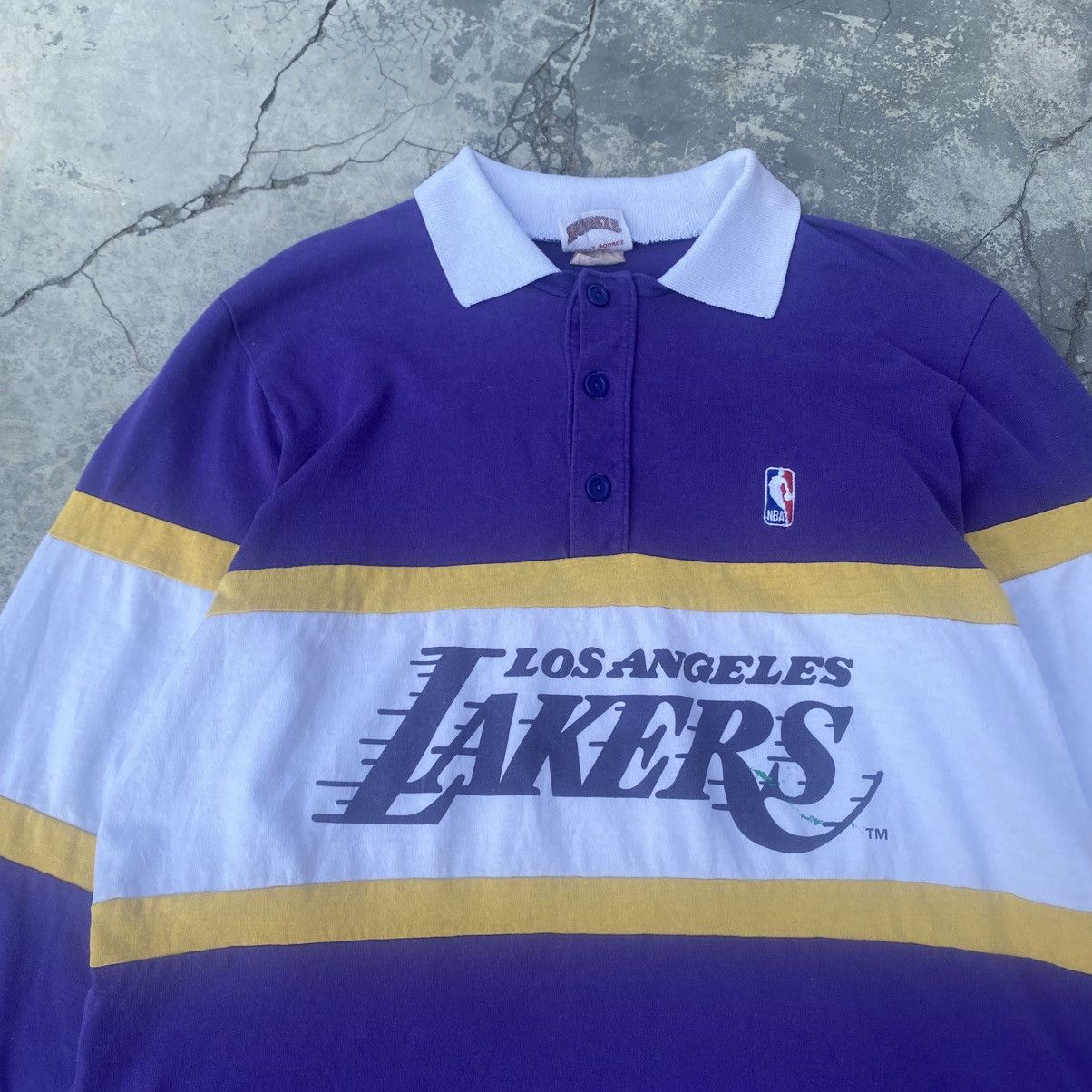NBA 1990s LA LAKERS NUTMEG Made In USA Size US L / EU 52-54 / 3 - 2 Thumbnail