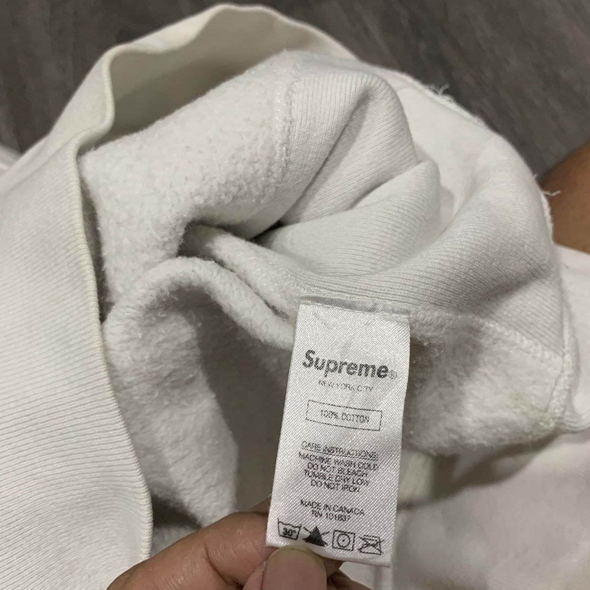 Supreme Supreme Compact Logo Hooded Sweatshirt Size US S / EU 44-46 / 1 - 10 Thumbnail