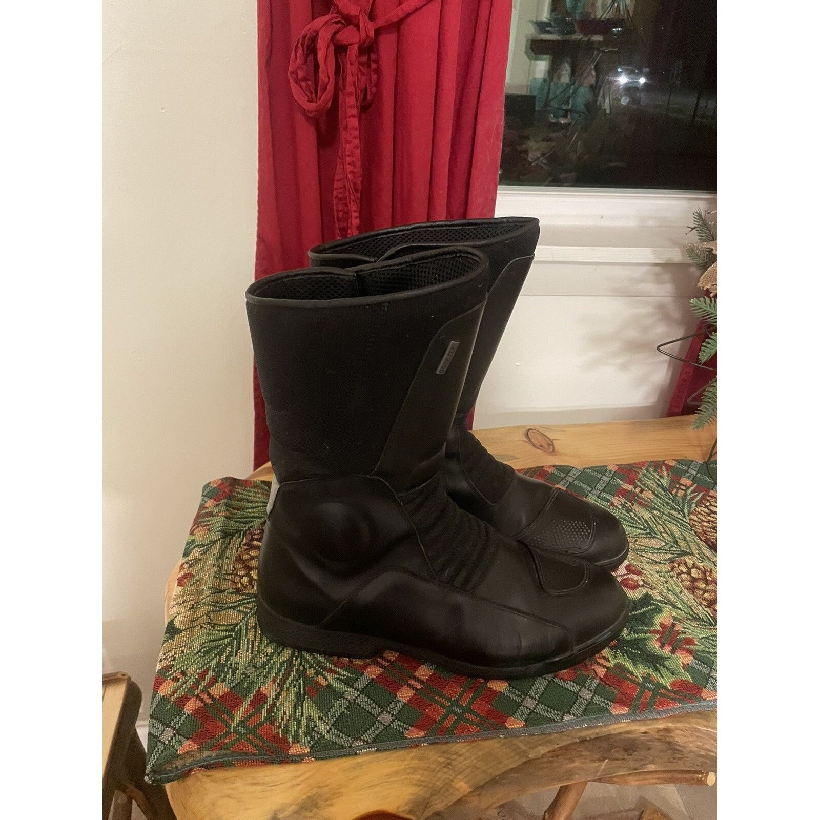 BMW BMX Leather Goretex Biker Boots Size 12.5 Size US 12.5 / EU 45-46 - 2 Thumbnail