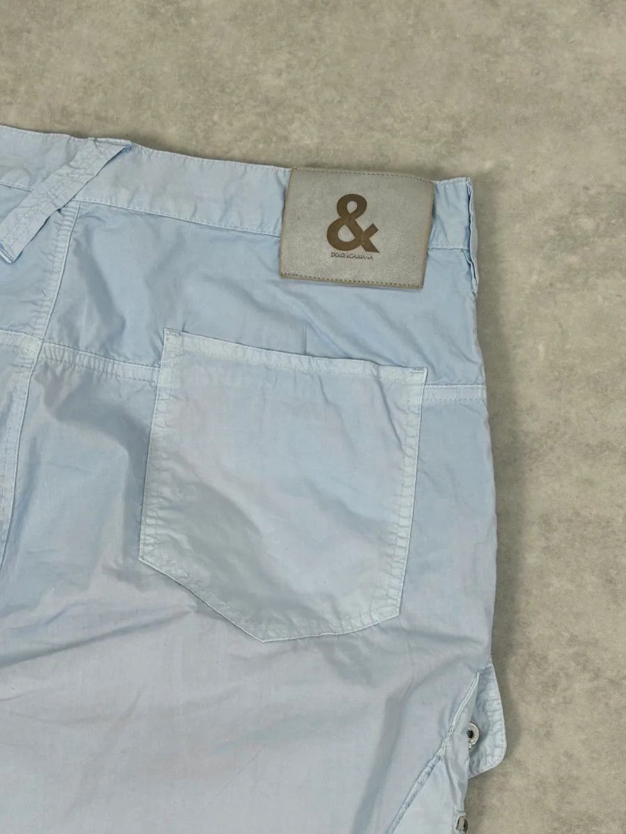 Dolce & Gabbana 2000s Dolce & Gabbana Light Blue Cargo Pants Size US 34 / EU 50 - 8 Thumbnail