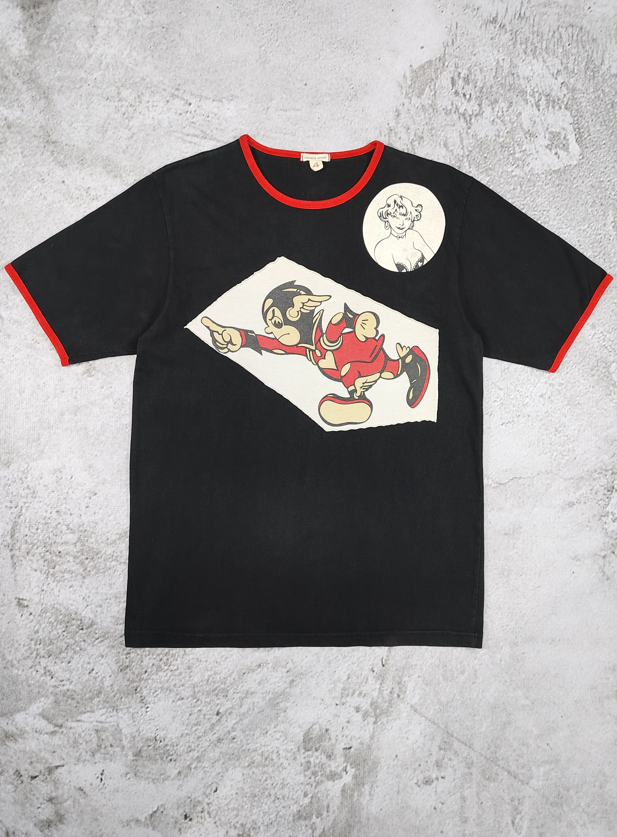 Number (N)ine Number Nine “Extra Heavy” Graphic Eye Tee | Grailed