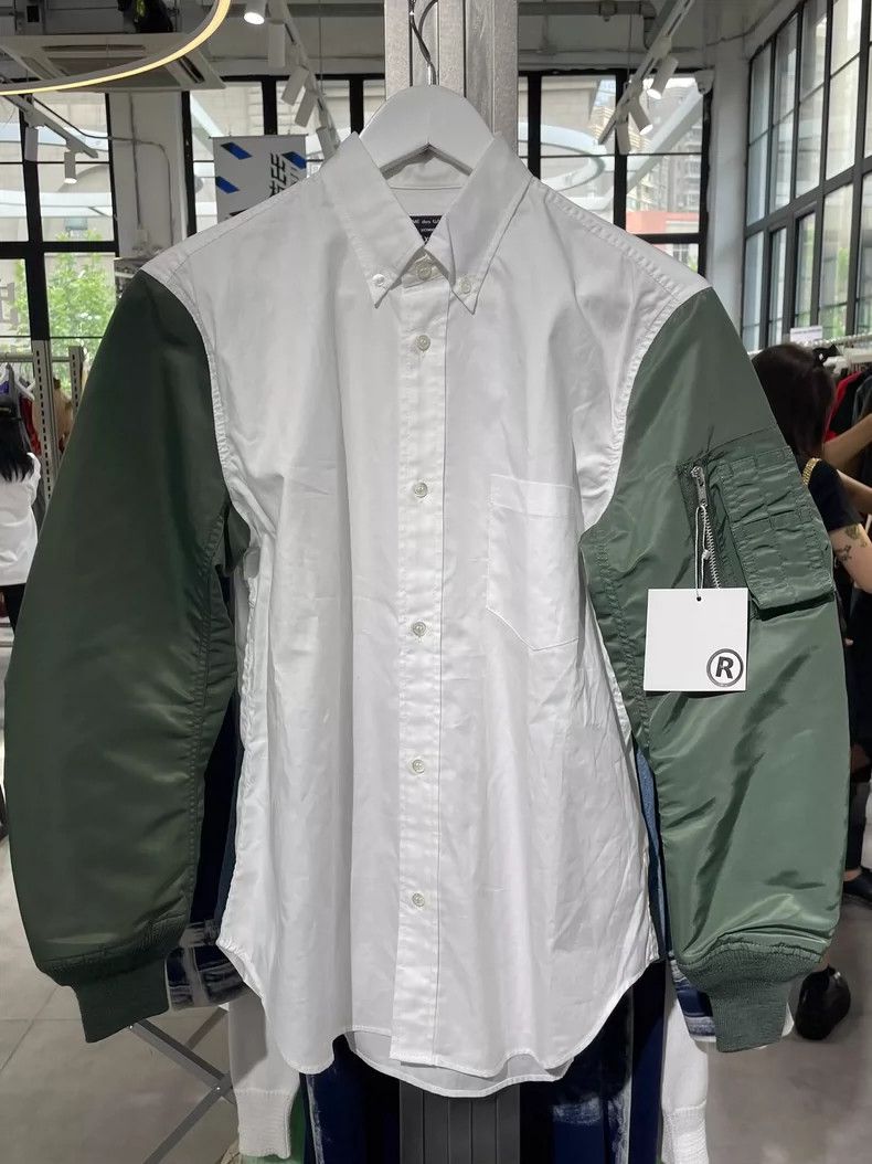 Comme des Garcons Comme Des Garcons Style patchwork sleeve shirt or jacket Size US XS / EU 42 / 0 - 1 Thumbnail