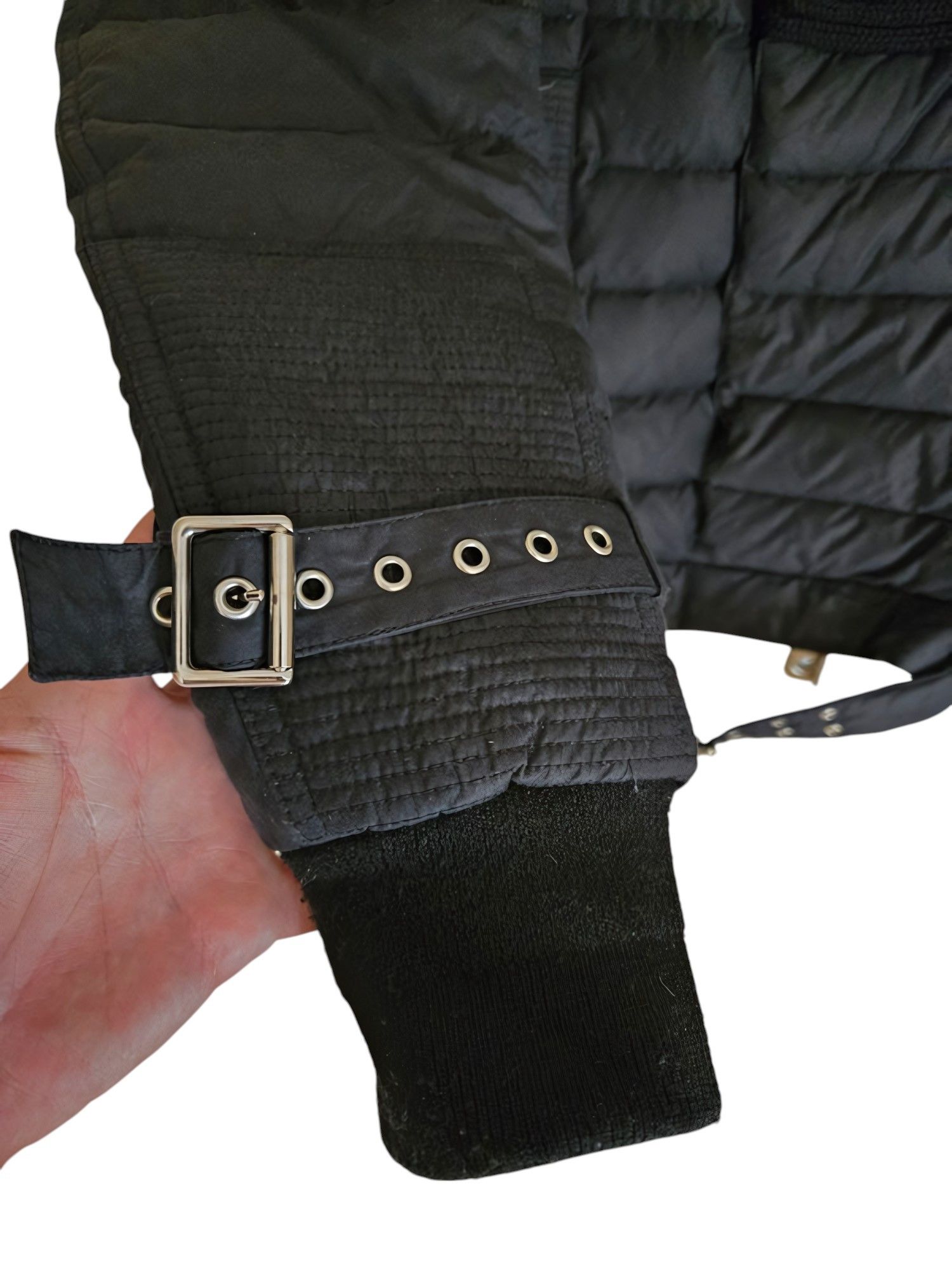 Balmain GOOSE DOWN PUFFER BIKER JACKET Size US M / EU 48-50 / 2 - 3 Thumbnail