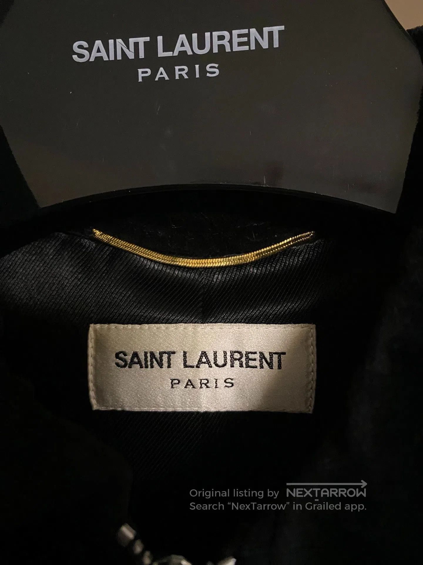 Saint Laurent Paris Saint Laurent Velvet Studded Jacket. Size S / US 4 / IT 40 - 6 Thumbnail