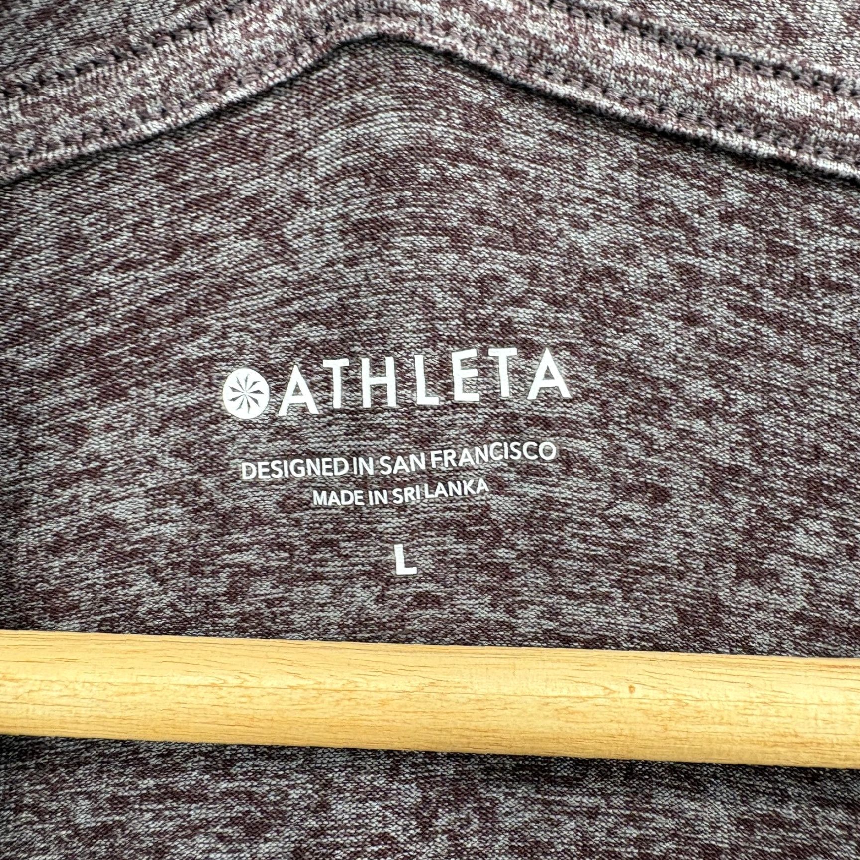 Athleta Athleta Hoodie Sweatshirt Womens Large Purple Heather Cowl Neck Gym Yoga Uptempo Size L / US 10 / IT 46 - 4 Thumbnail