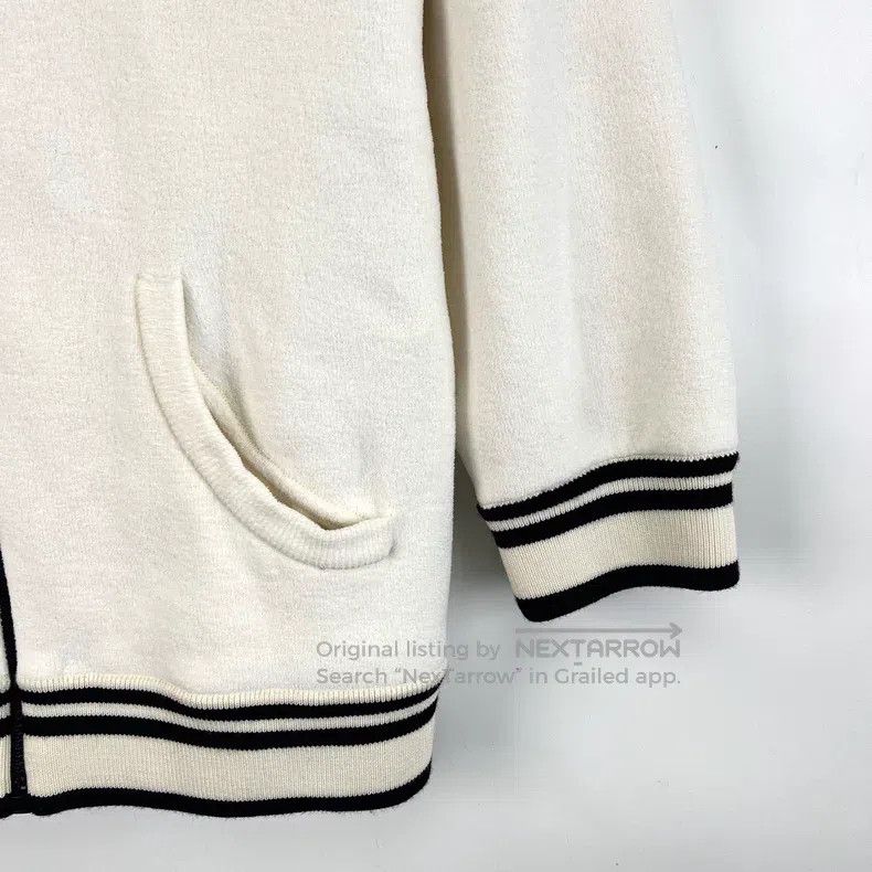 Louis Vuitton Louis Vuitton Off-white three-quarter sleeve zippered stri Size US M / EU 48-50 / 2 - 6 Thumbnail