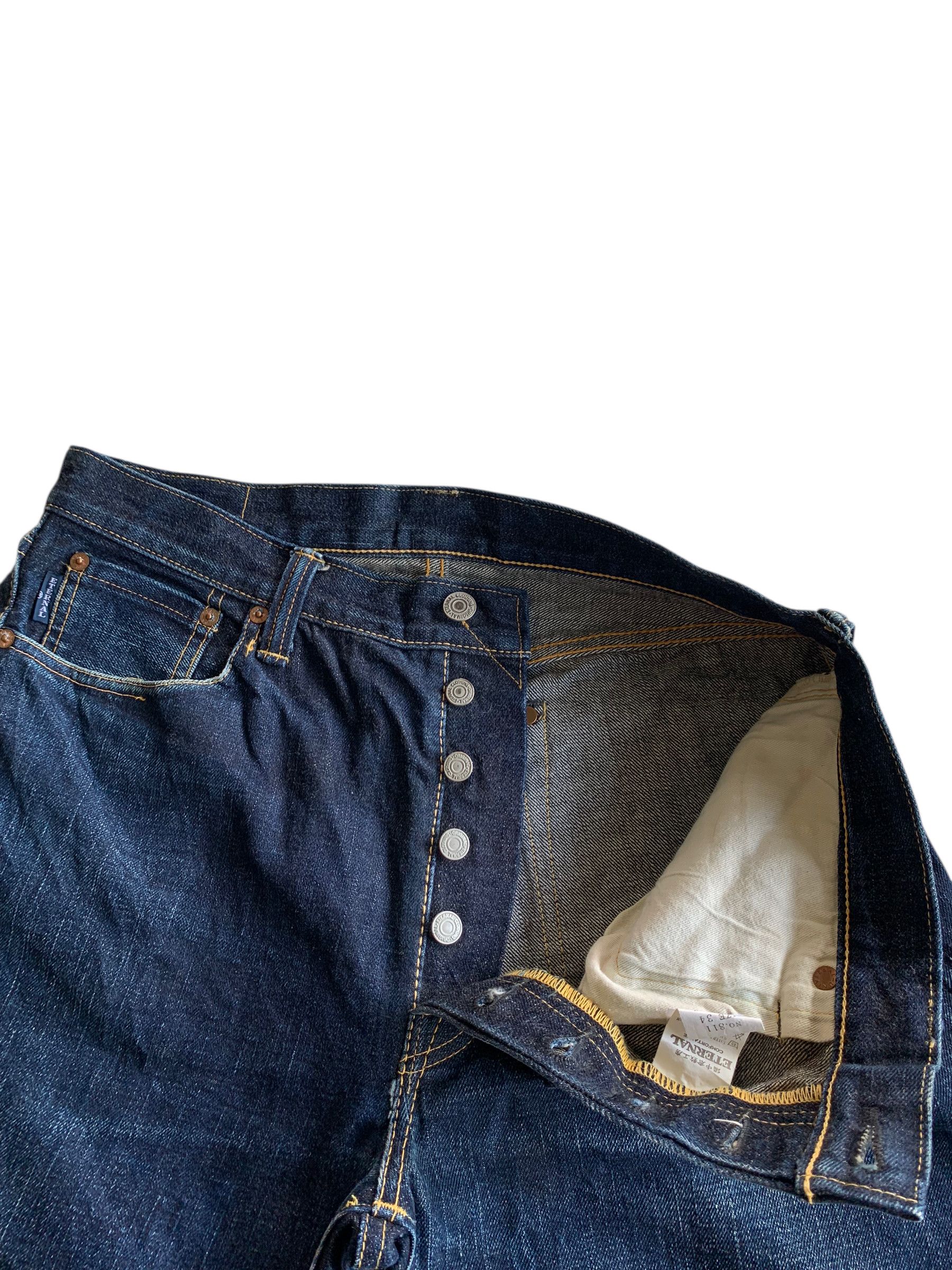 Eternal ETERNAL SELVEDGE INDIGO BUTTON FLY JAPANESE DENIM Size US 33 - 14 Thumbnail