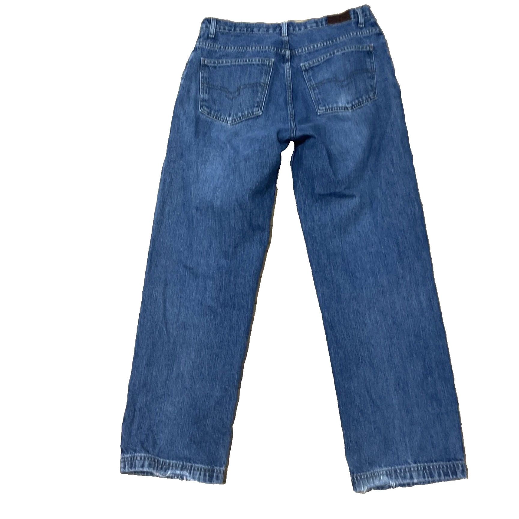 Nordstrom VINTAGE Nordstrom Jeans Men 32x30 Blue Wash Straight Wide Denim 90s Canada Mens Jeans Size US 32 / EU 48 - 3 Thumbnail