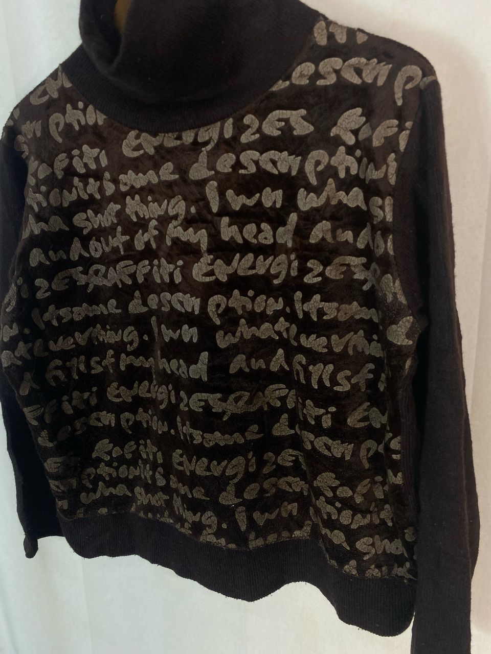 Japanese Brand Private fashion land turtleneck knit sweater Size M / US 6-8 / IT 42-44 - 3 Thumbnail