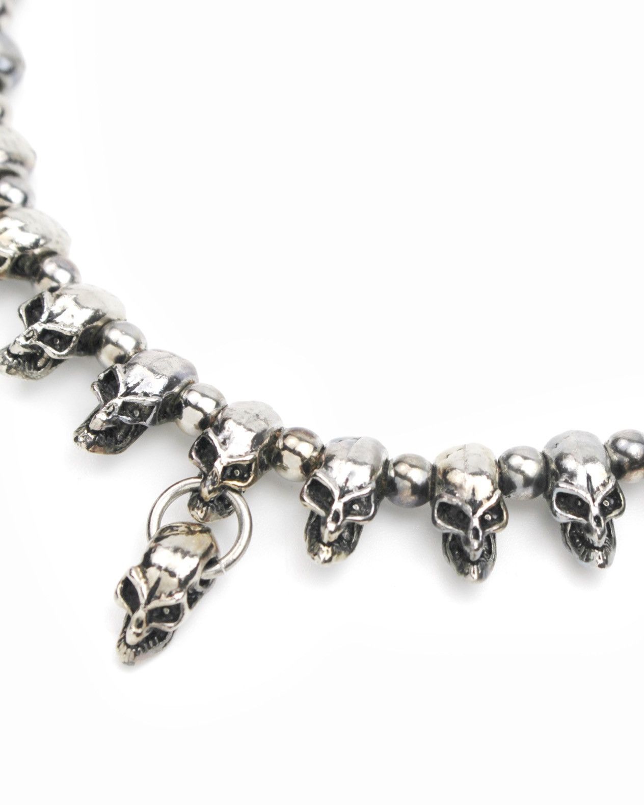 Hysteric Glamour 2000S JAPANESE MADE SKULL BEAD GOTHIC NECKLACE Size ONE SIZE - 5 Thumbnail